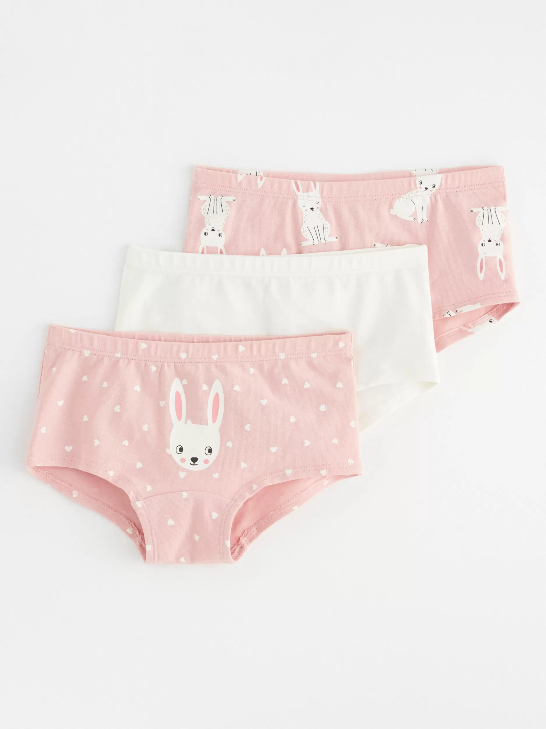 Lindex Undertøy<3-Pakning Med Truser Light Pink