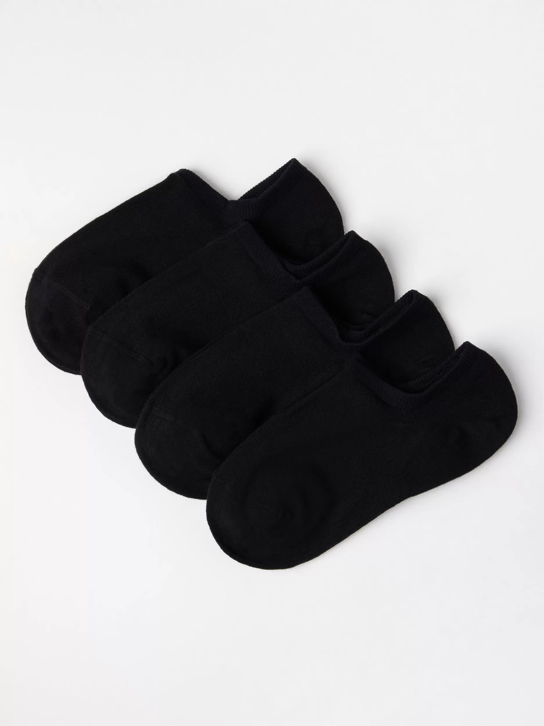 Lindex Sokker<4-Pakning Med Lave Ankelsokker Black