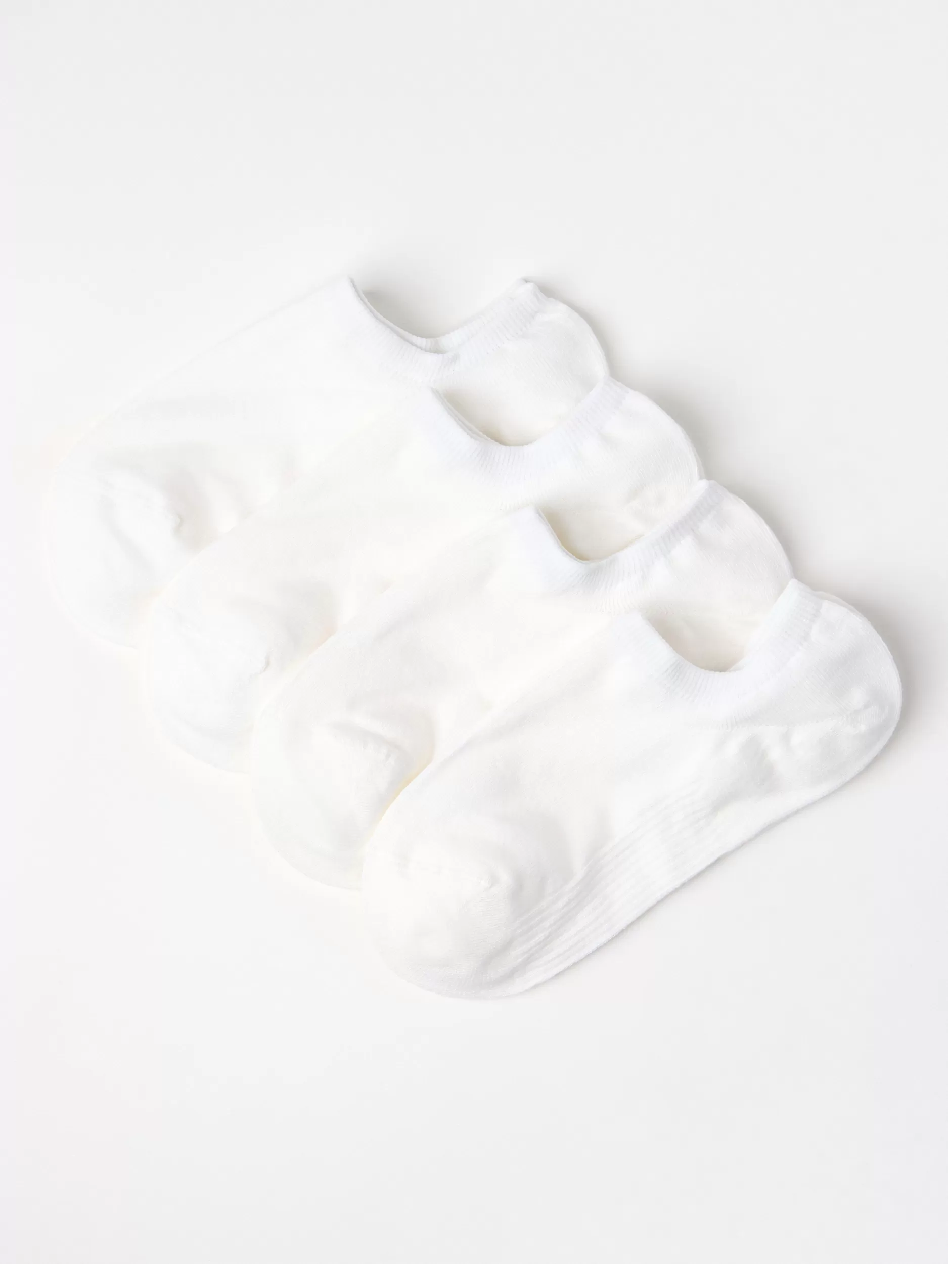 Lindex Sokker<4-Pakning Med Lave Ankelsokker White