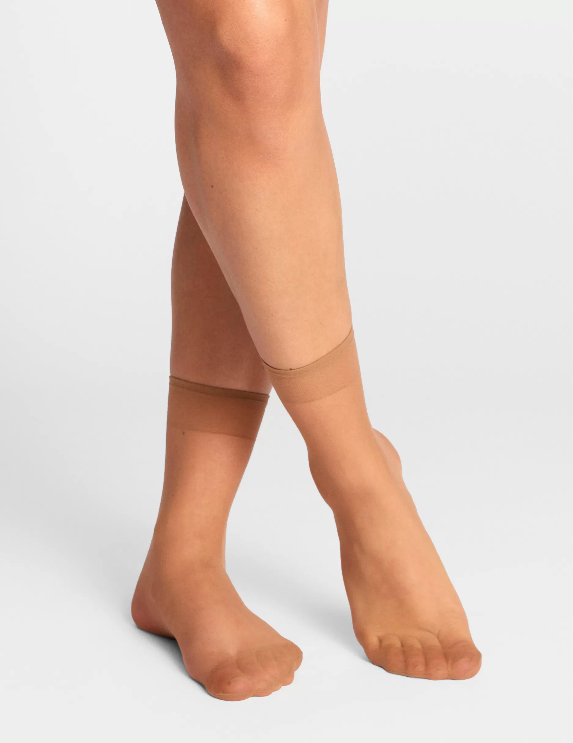Lindex Sokker<4-Pakning Med Matte Sokker, 20 Denier Beige