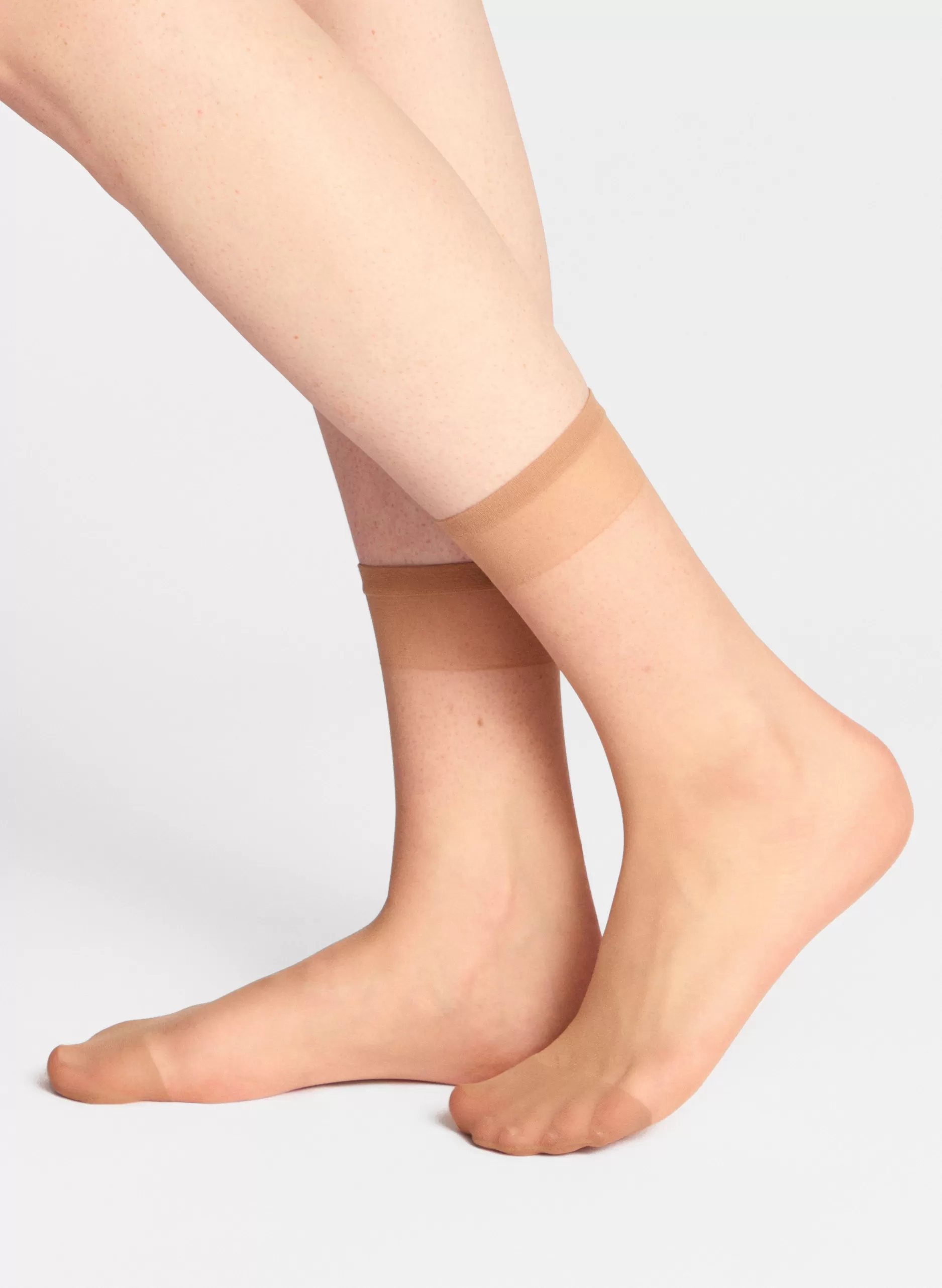 Lindex Sokker<4-Pakning Med Matte Sokker, 20 Denier Light Beige