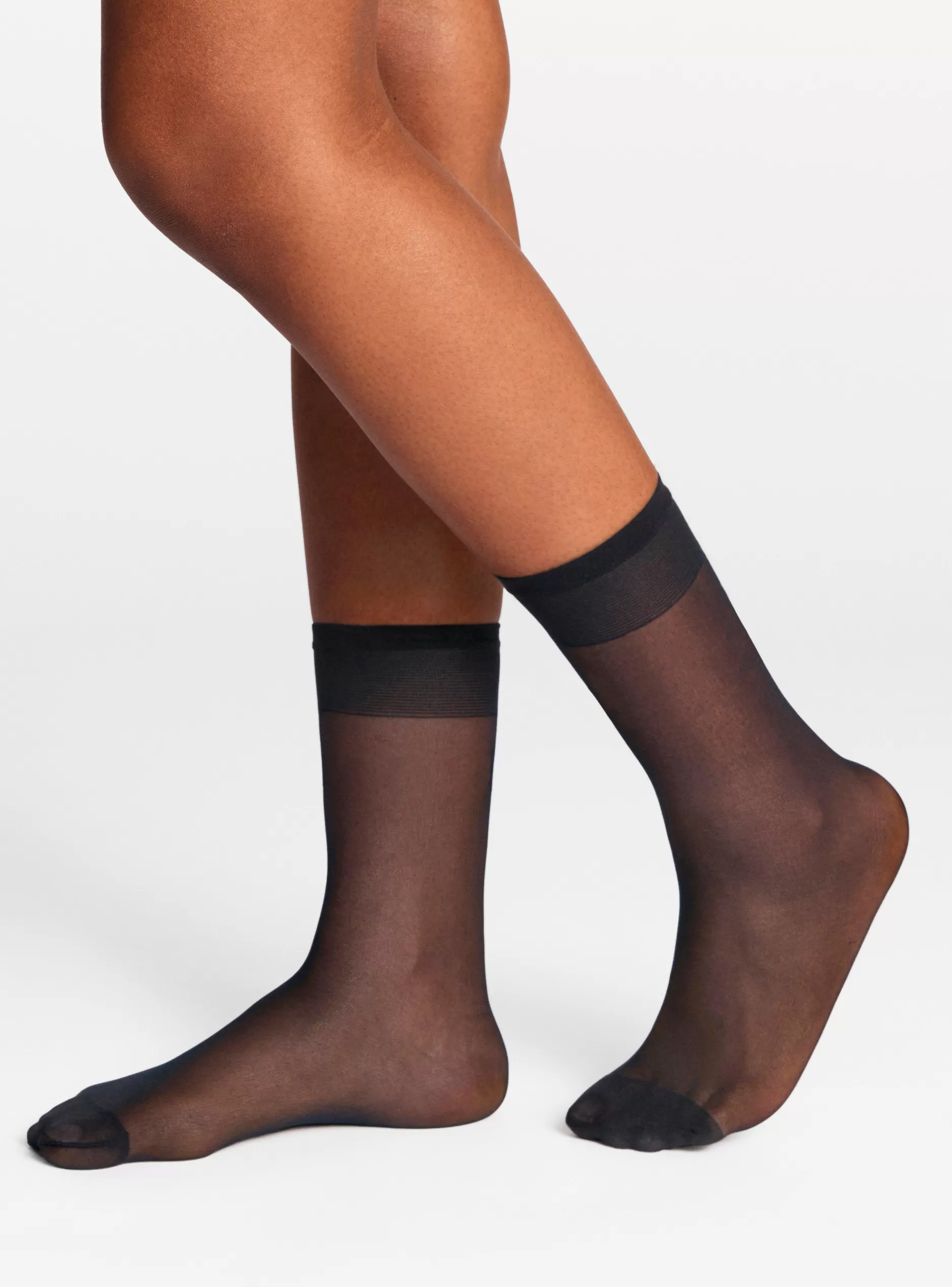 Lindex Sokker<4-Pakning Med Matte Sokker, 20 Denier Black