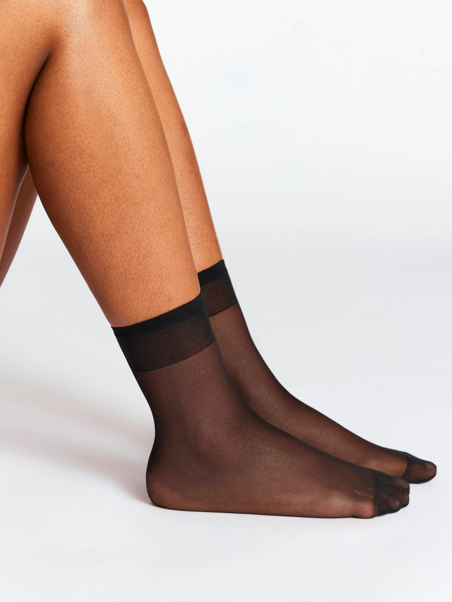 Lindex Sokker<4-Pakning Med Matte Sokker, 20 Denier Black