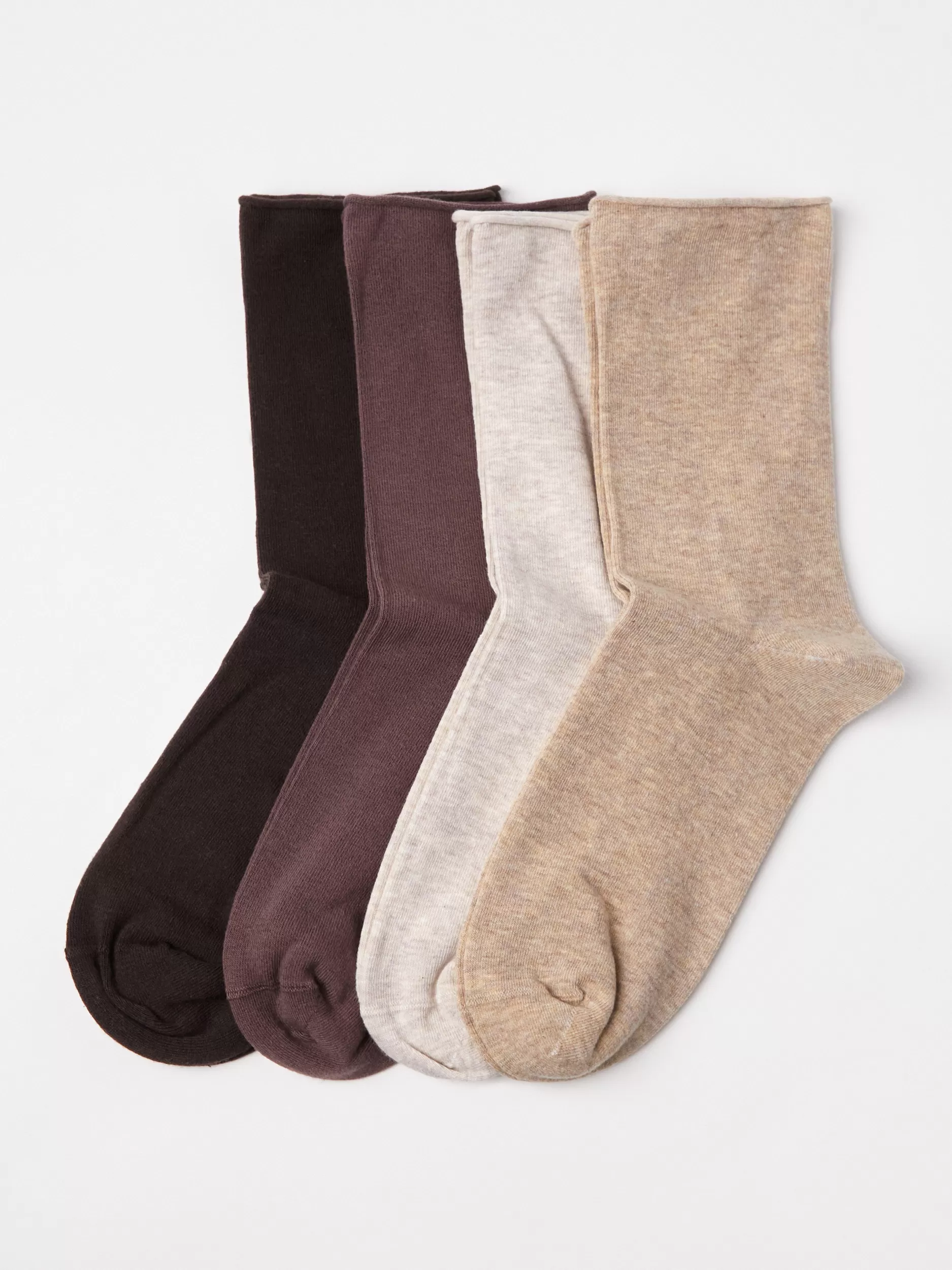 Lindex Sokker<4-Pakning Med Sokker Beige Melange