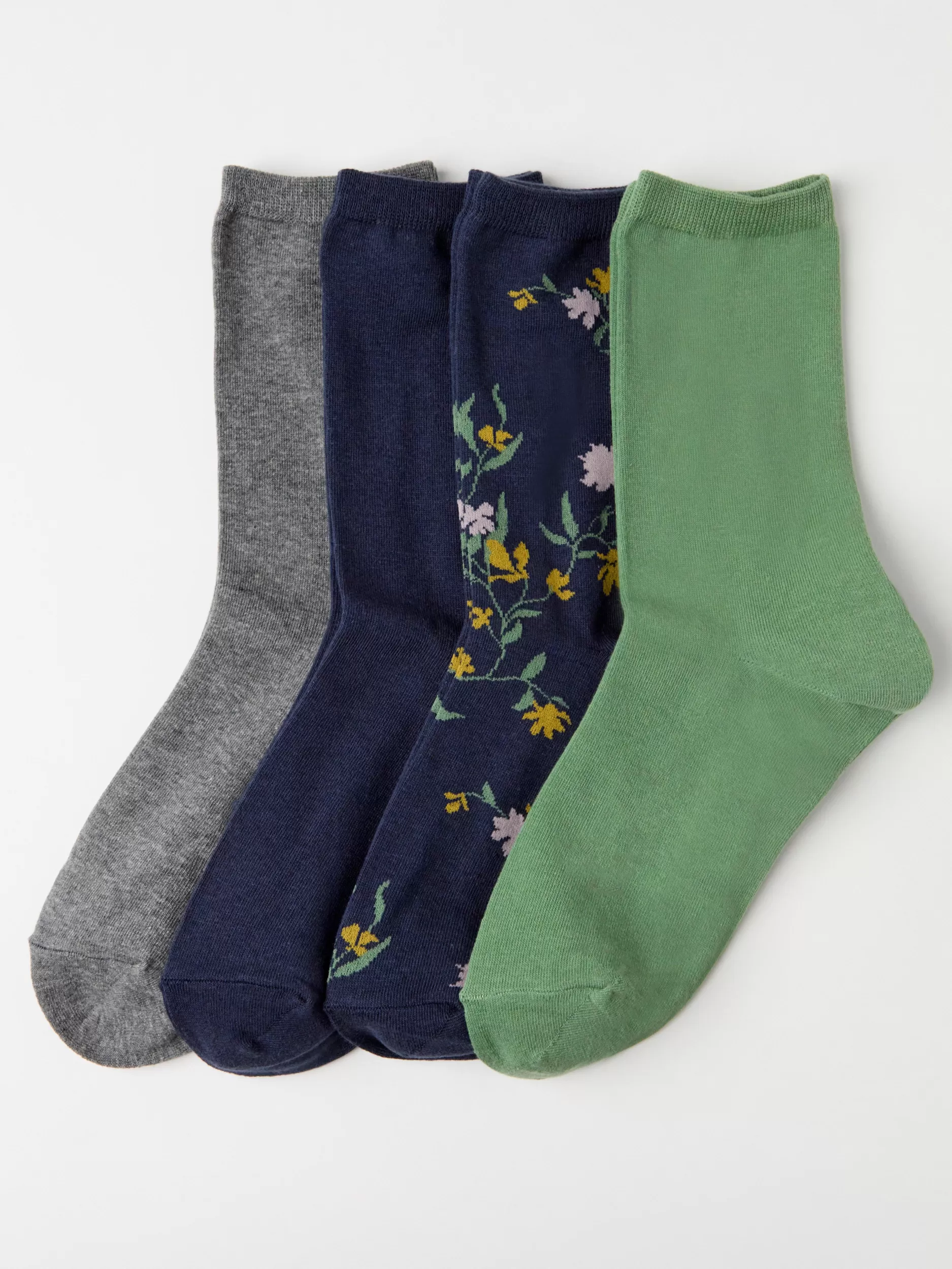 Lindex Sokker<4-Pakning Med Sokker Dark Dusty Blue