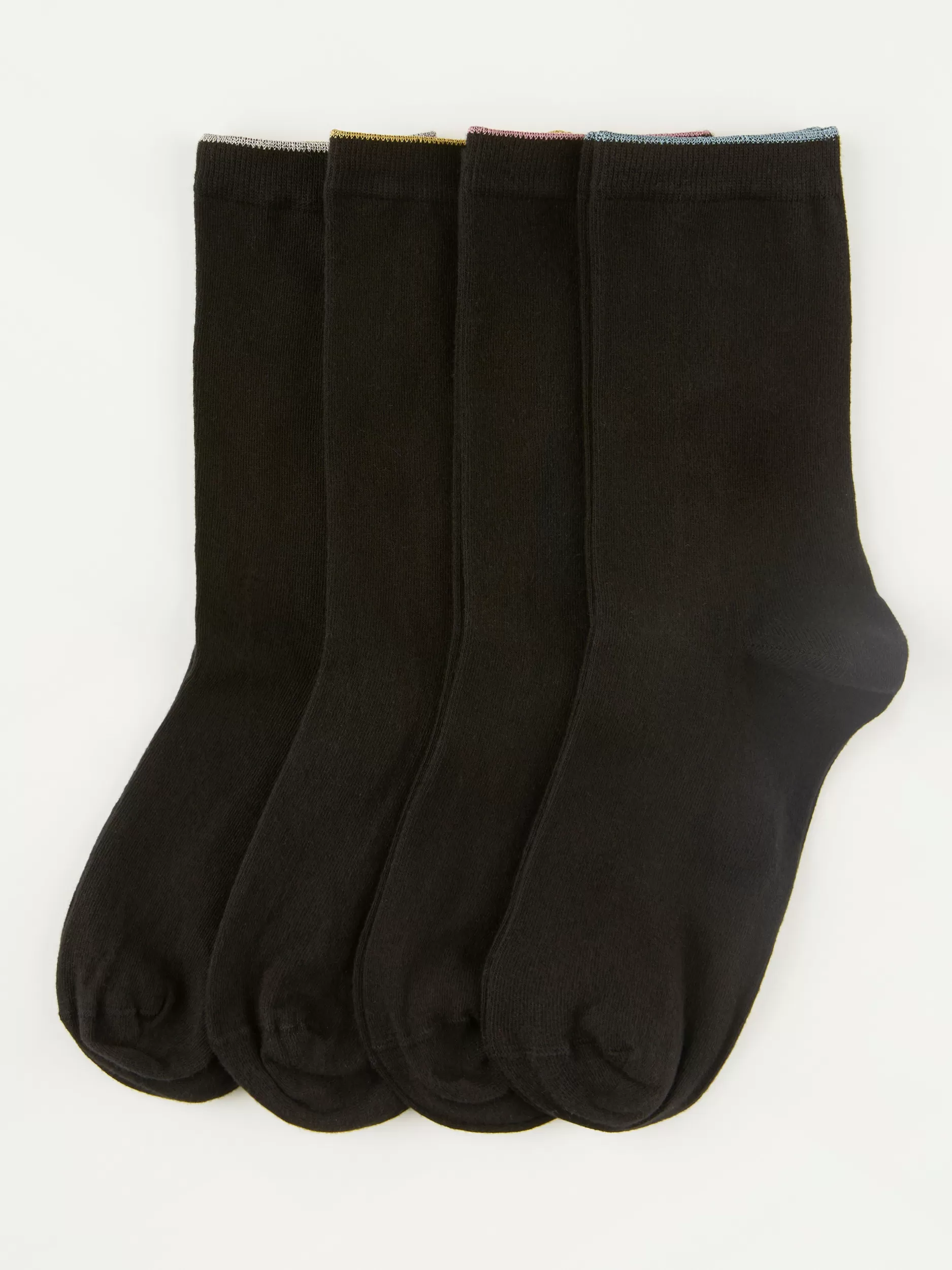 Lindex Sokker<4-Pakning Med Sokker Black