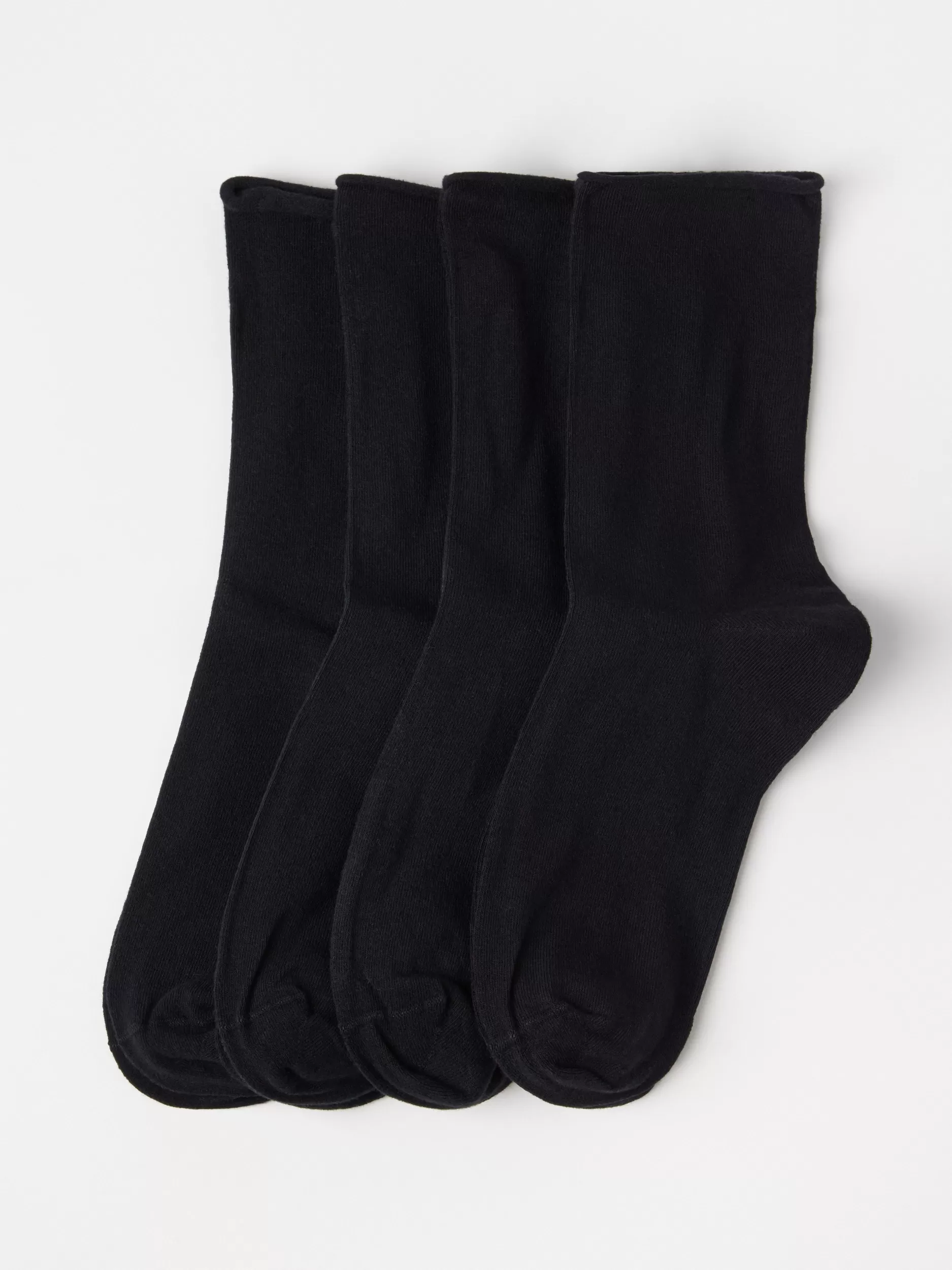 Lindex Sokker<4-Pakning Med Sokker Black