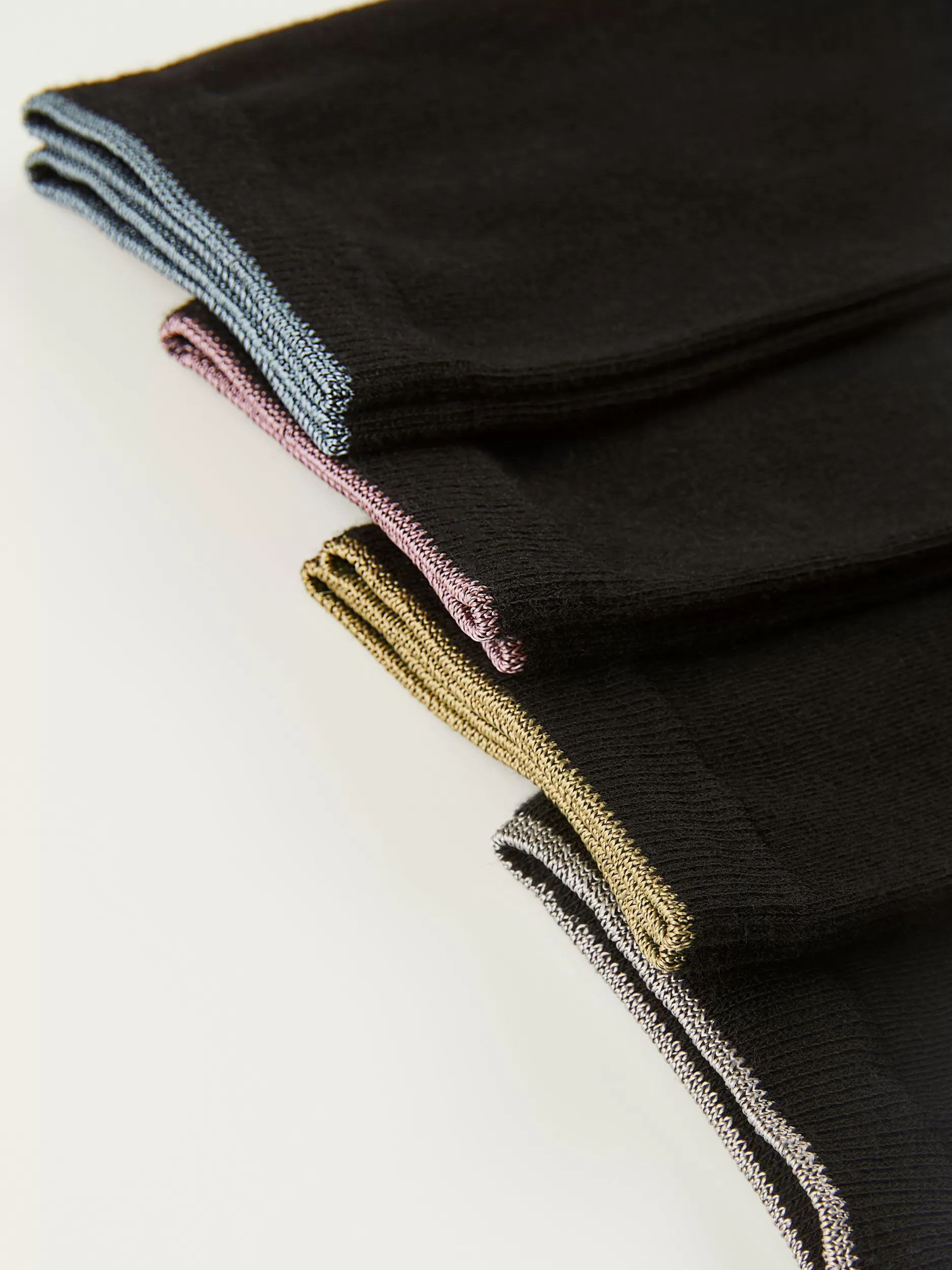 Lindex Sokker<4-Pakning Med Sokker Black