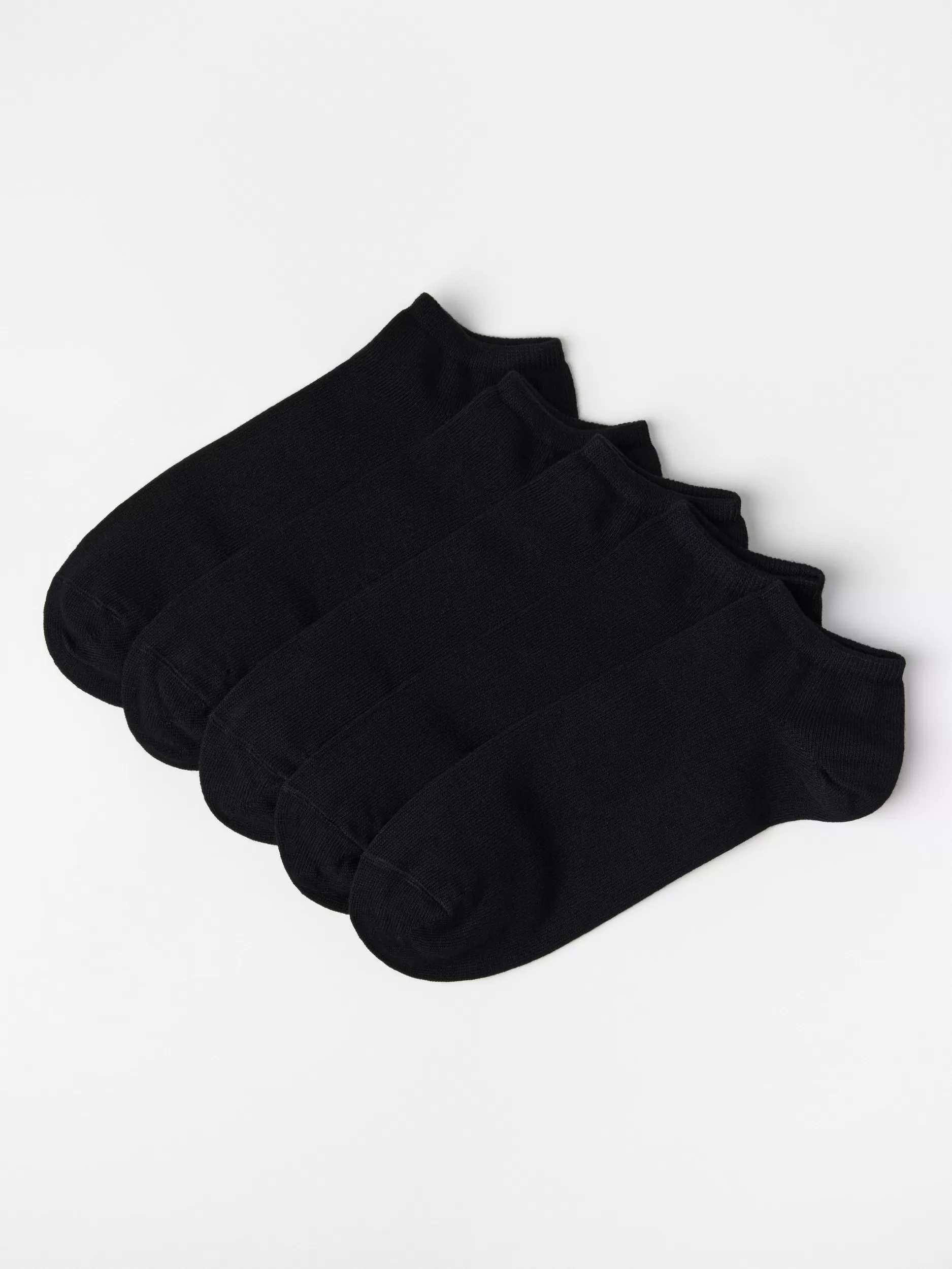 Lindex Sokker & Tights<5-Pakning Med Svarte Sokker Black