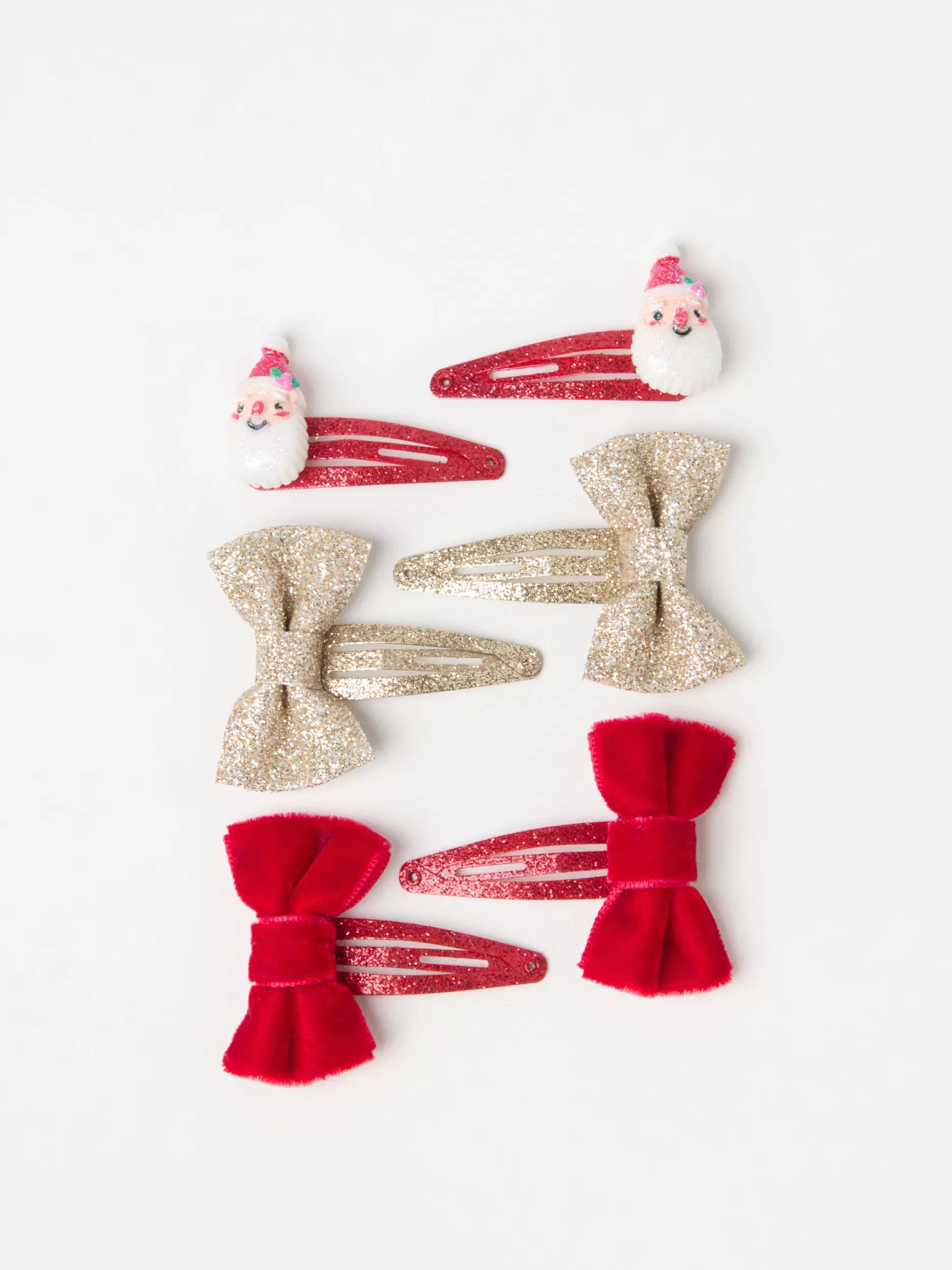 Lindex Accessories<6-Pakning Med Harspenner Gold