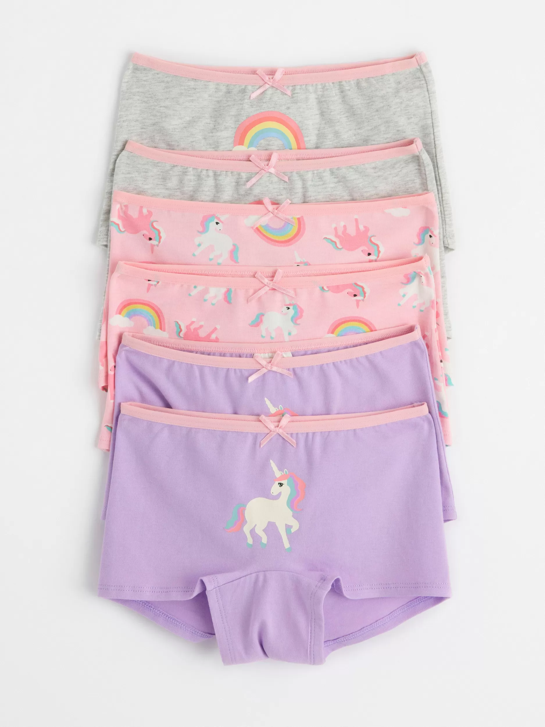 Lindex Undertøy<6-Pakning Med Truser Light Pink