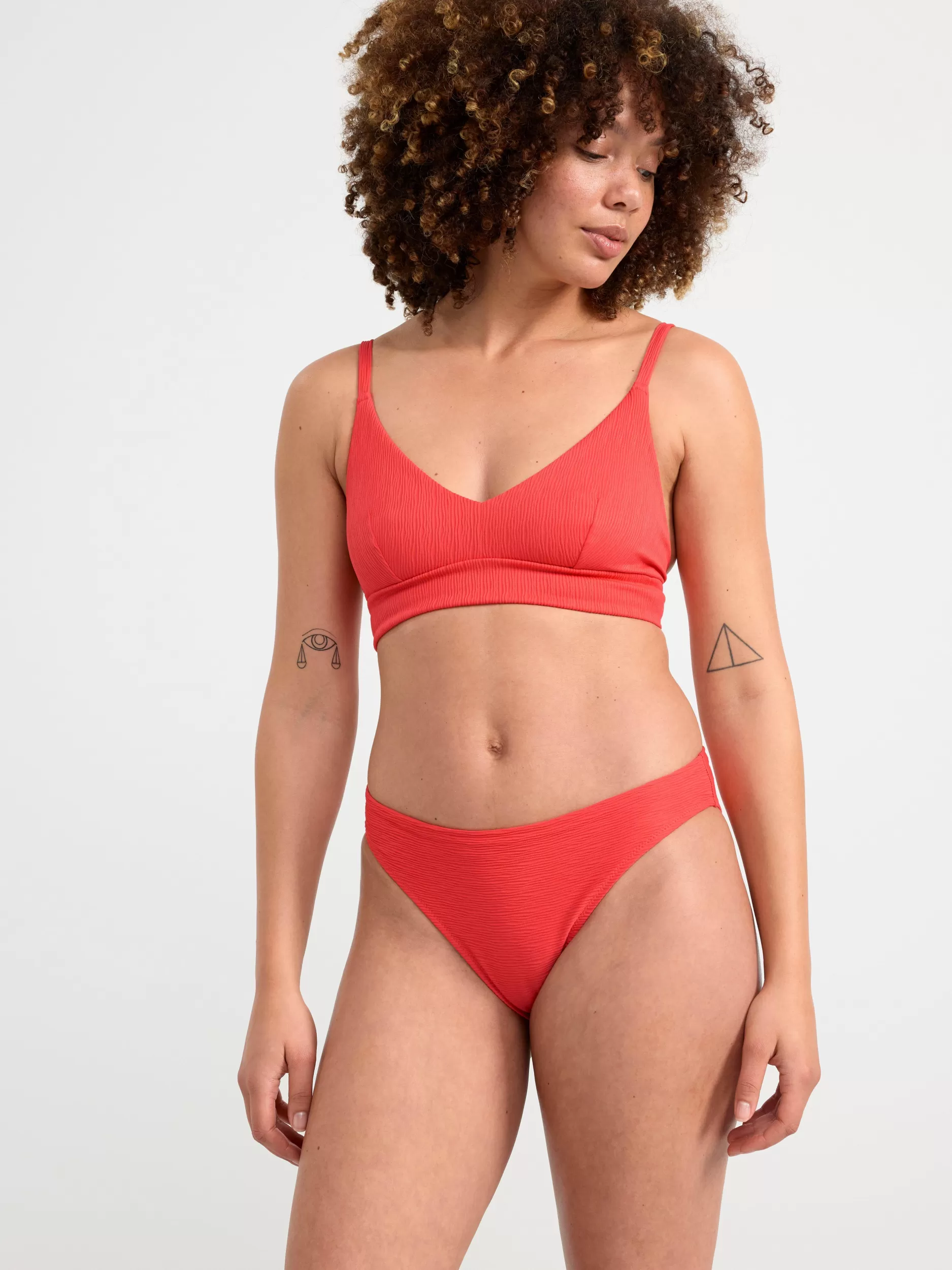 Lindex Badetøy<Bikinitruse Med Normalt Liv Light Red