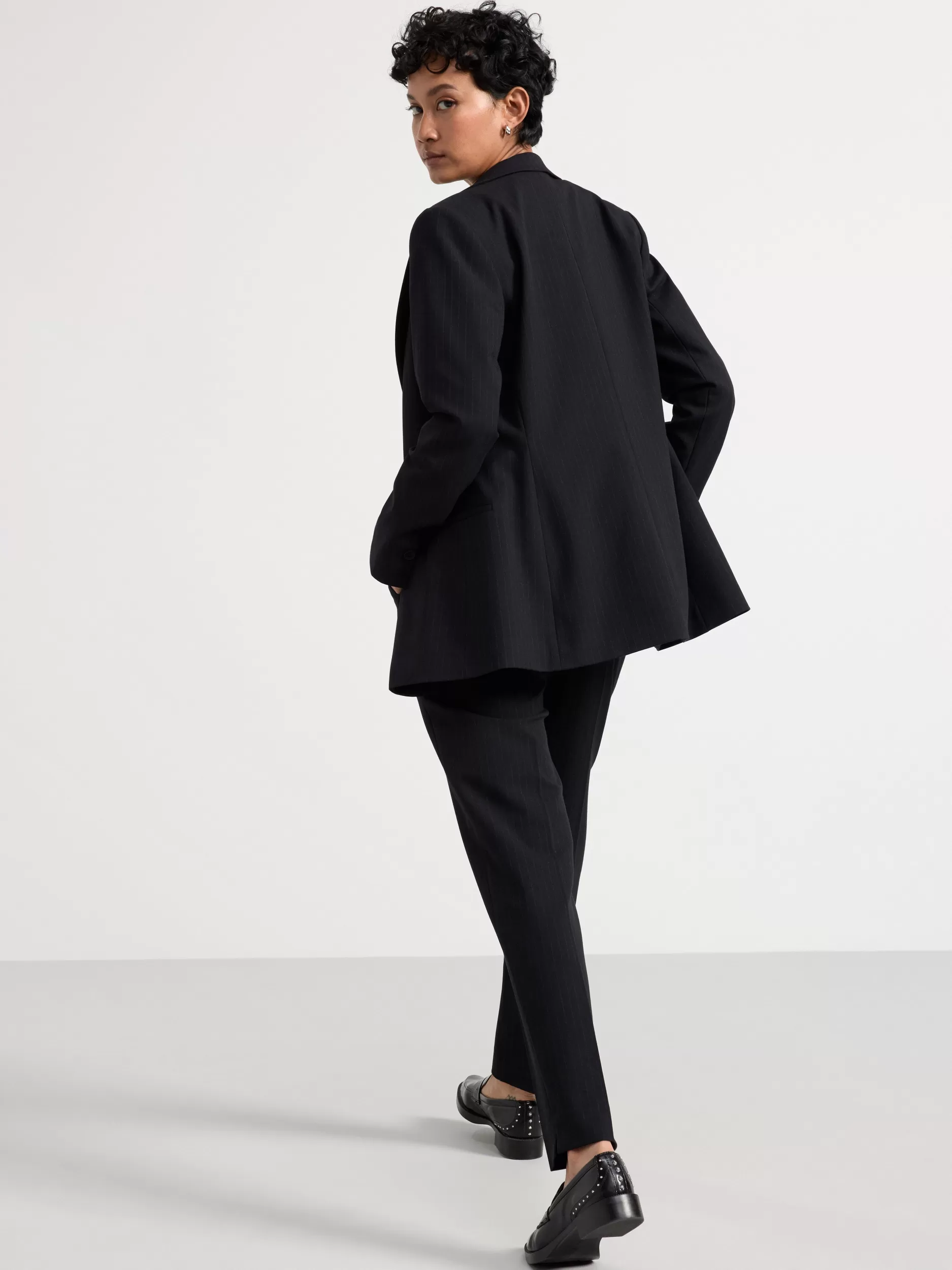 Lindex Blazere<Blazer Med Striper Black