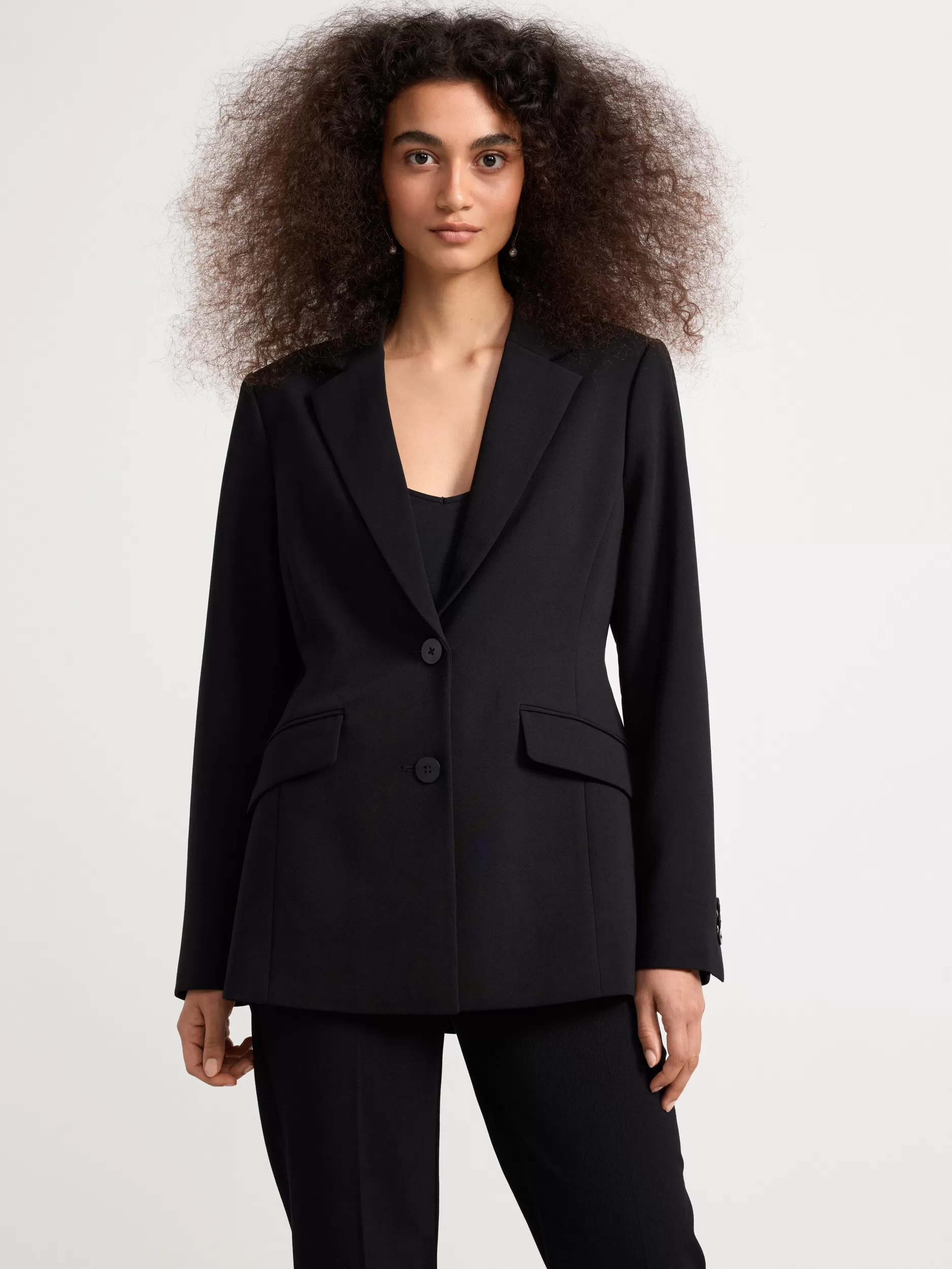 Lindex Blazere<Blazer Med To Knapper Black