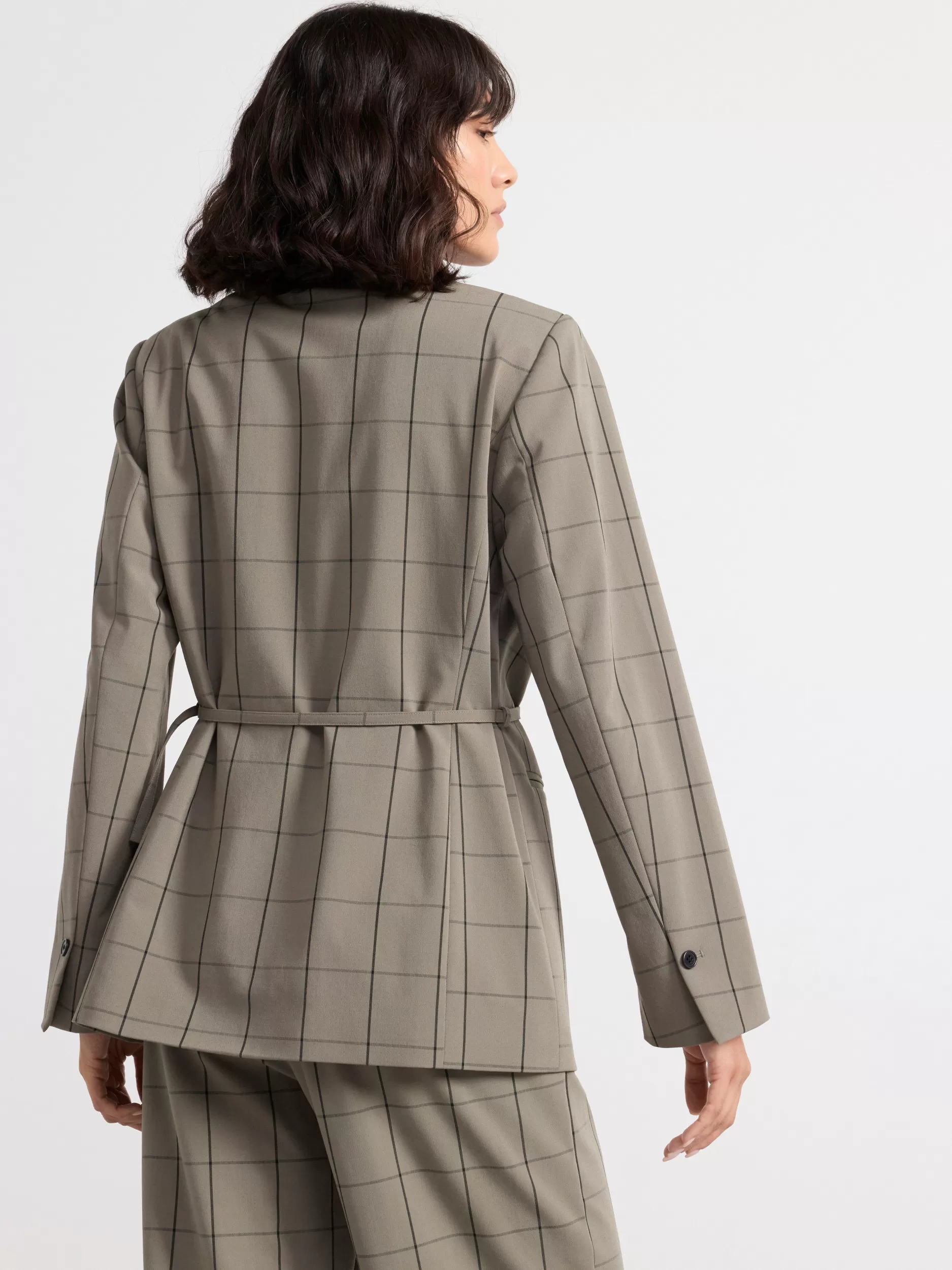 Lindex Blazere<Blazeren Med Lukking Med Doble Knapper Dark Dusty Green