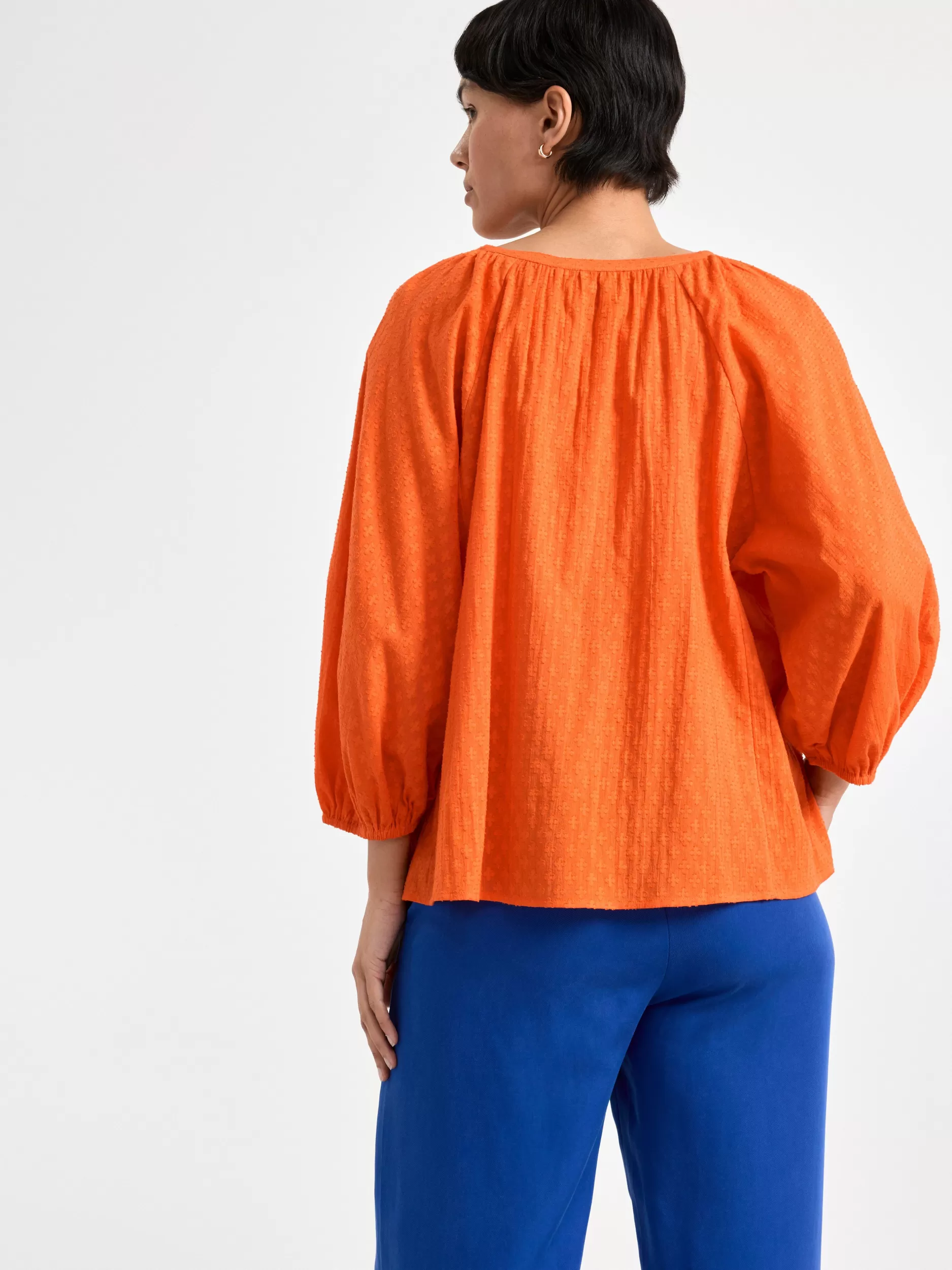 Lindex Bluser & Skjorter<Bluse Med Dusker Orange
