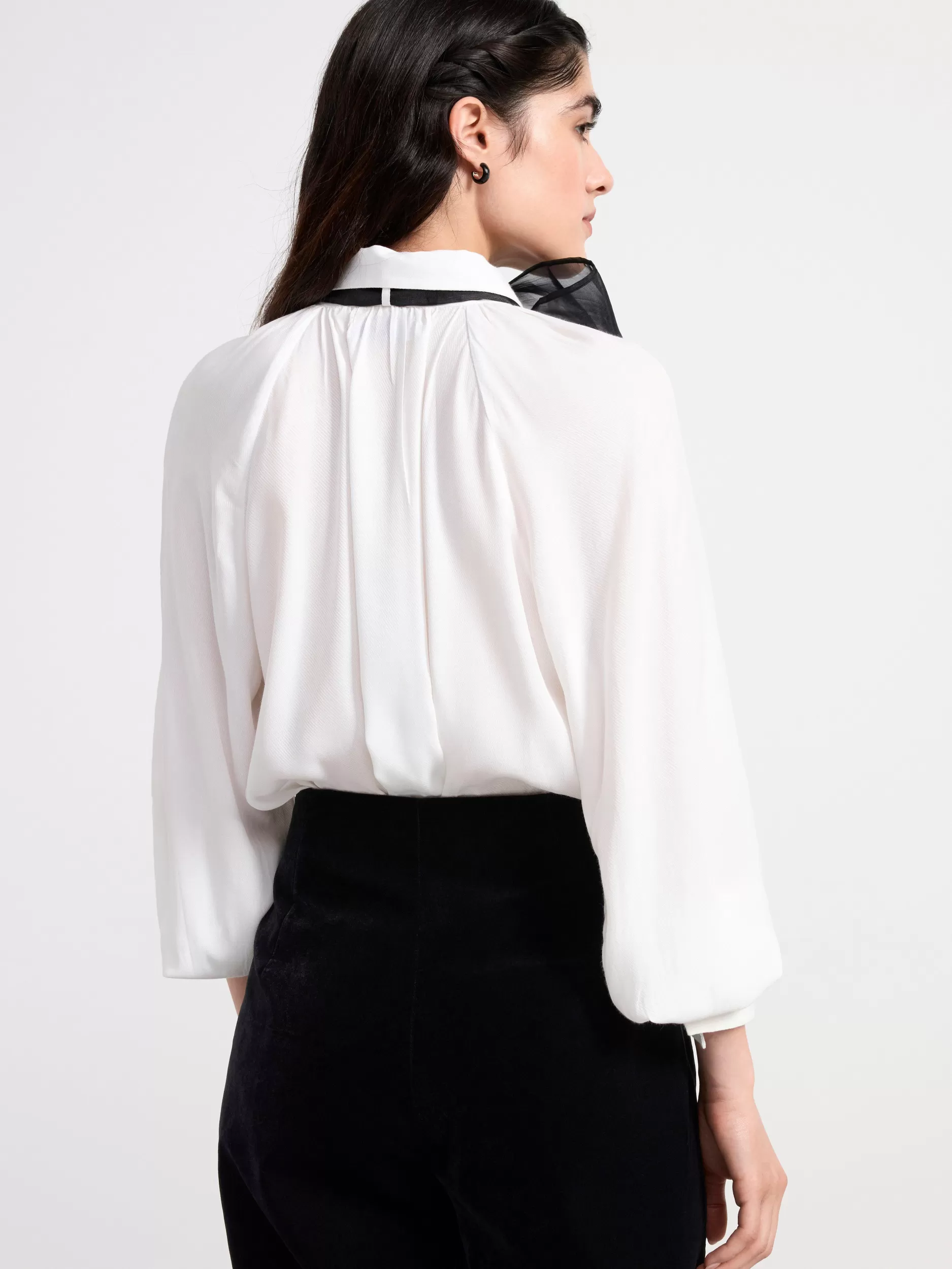 Lindex Bluser & Skjorter<Bluse Med Sloyfe Off White