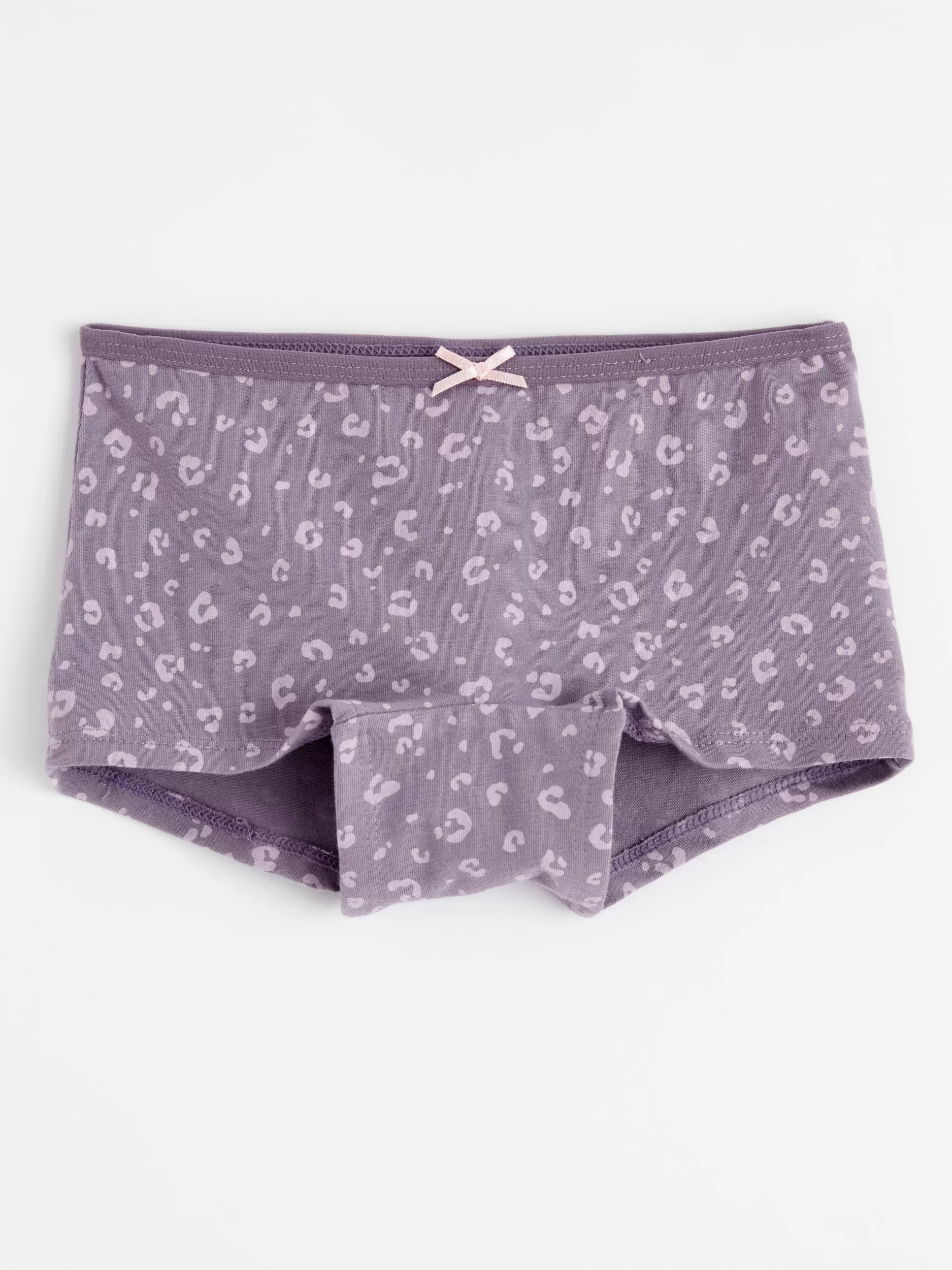 Lindex Basisplagg 3 For 2<Boksertruser Med Leopardrykk Dk Dusty Lilac