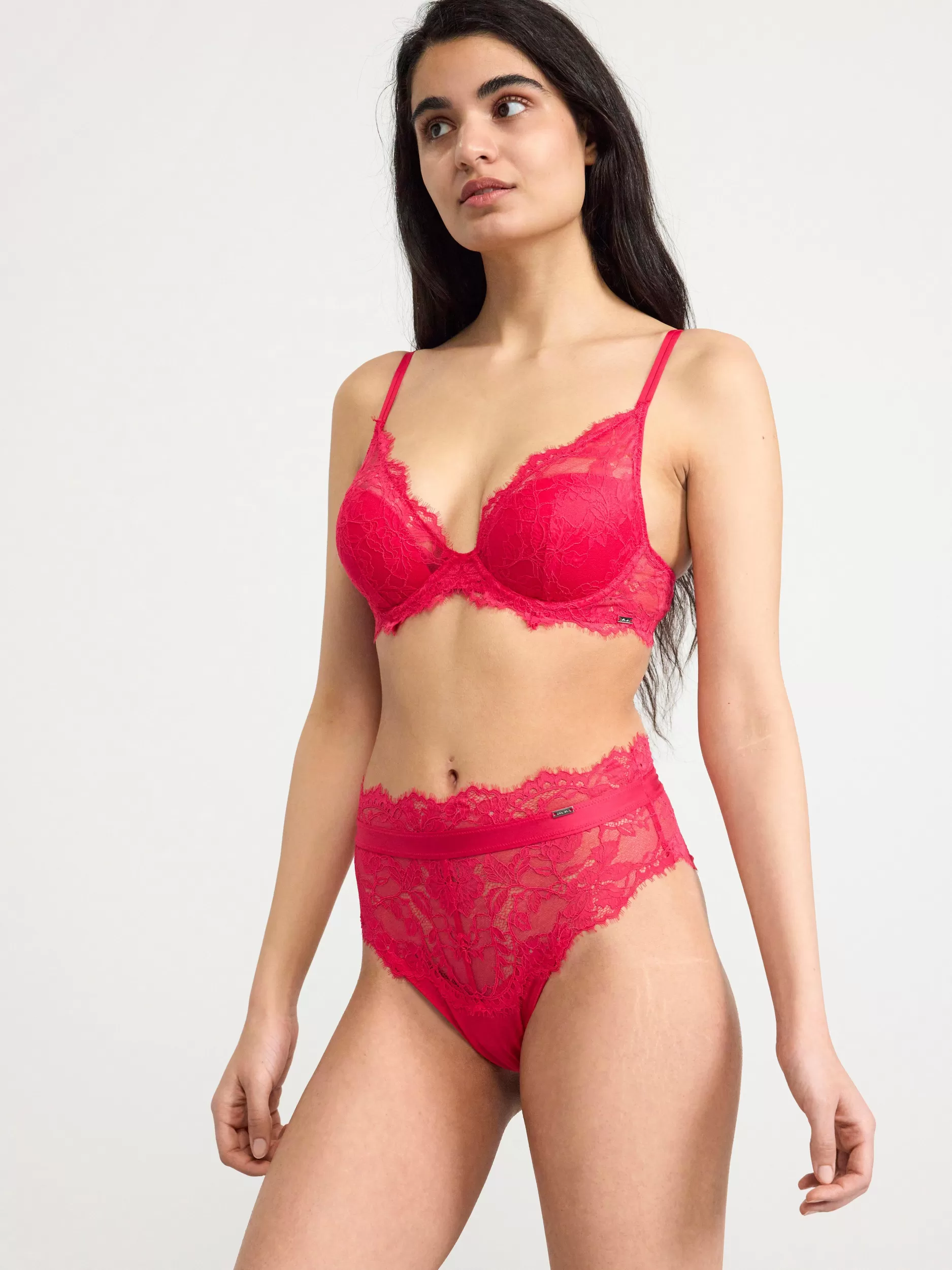Lindex Truser<Brasiliansk Truse Med Hoyt Liv Red