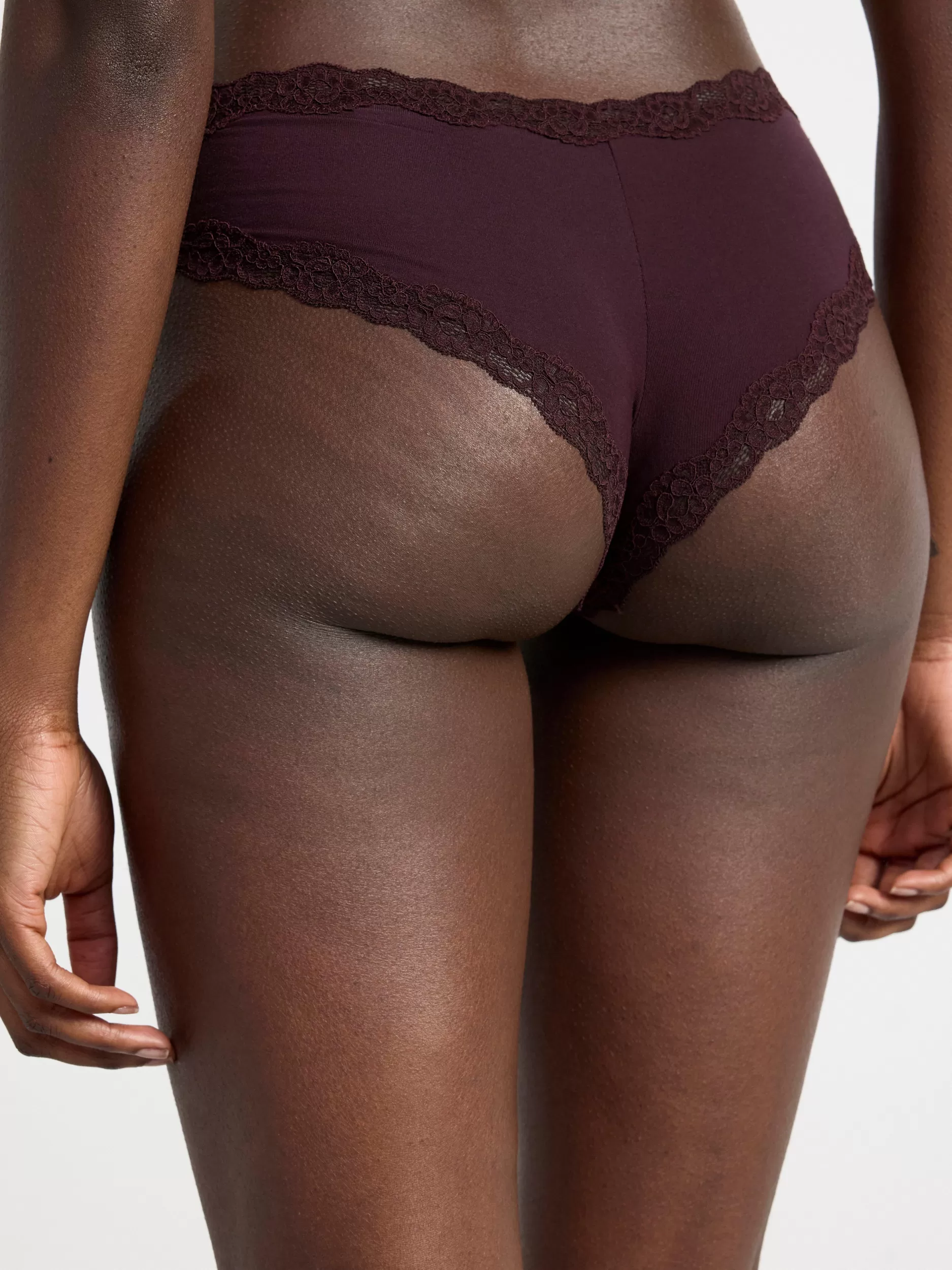 Lindex Truser<Brasiliansk Truse Med Lavt Liv Dark Dusty Lilac