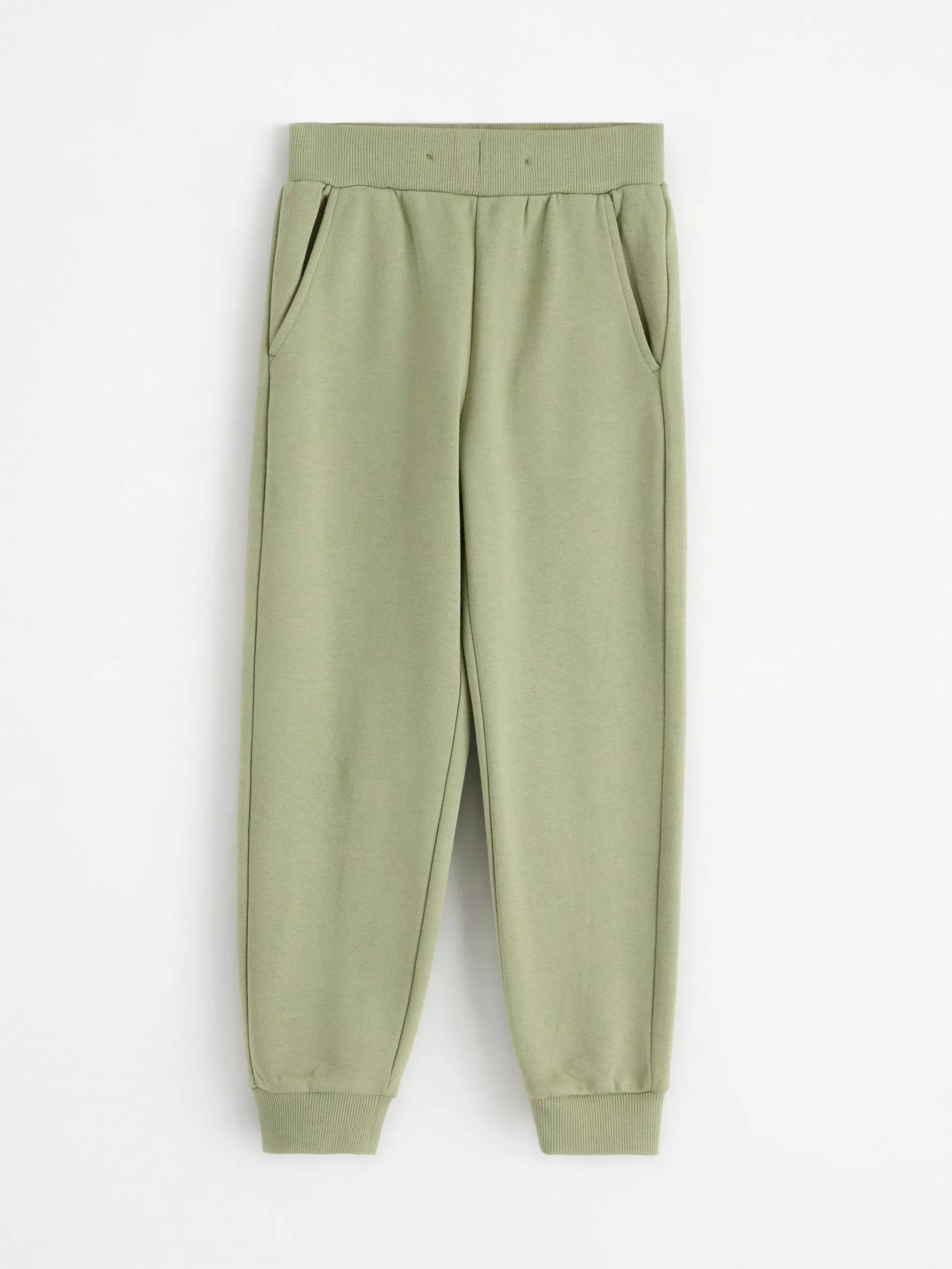 Lindex Basisplagg 3 For 2<Bukse Med Borstet Innside Dusty Green
