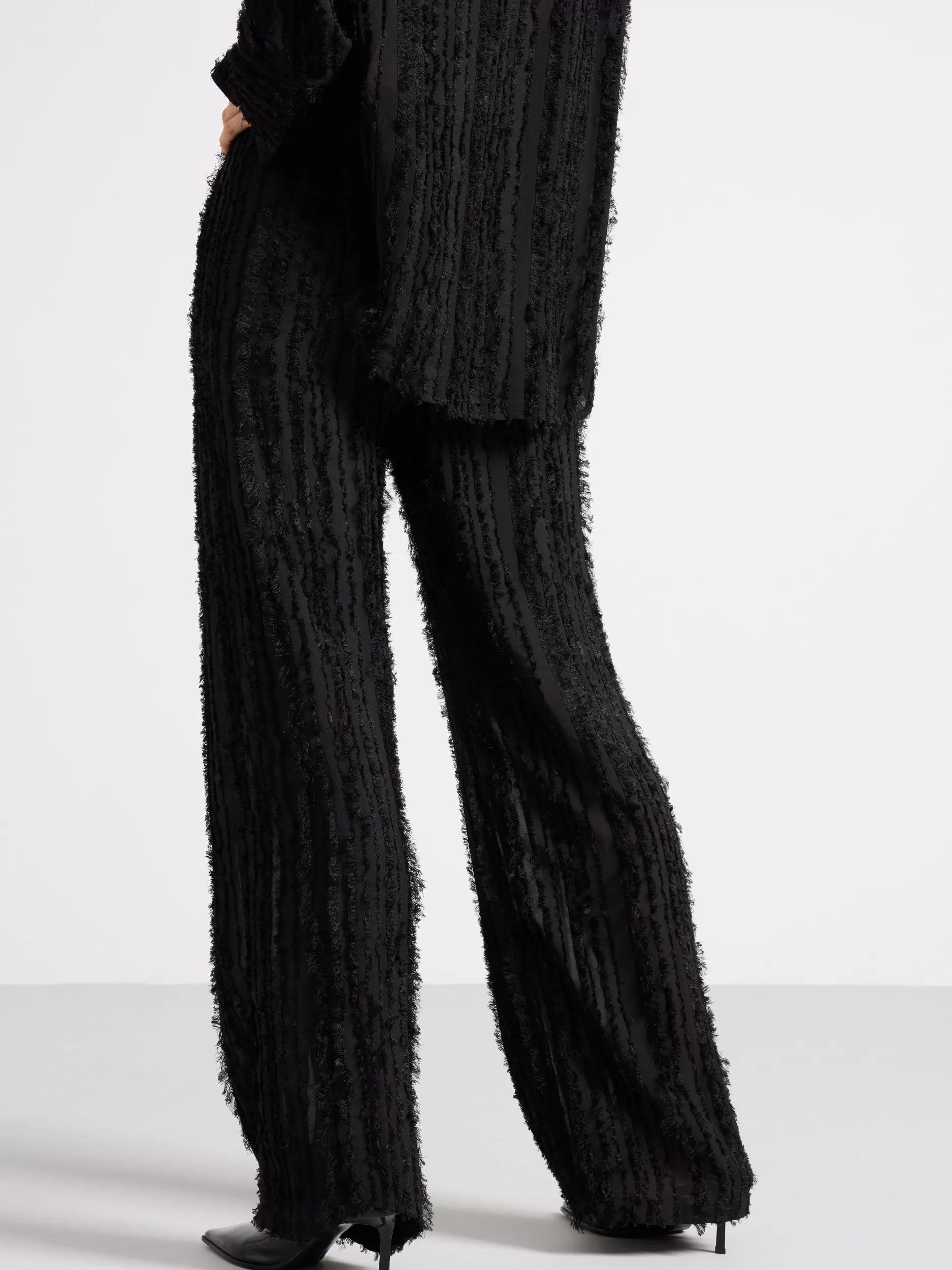 Lindex Bukser<Bukse Med Rysjer Black