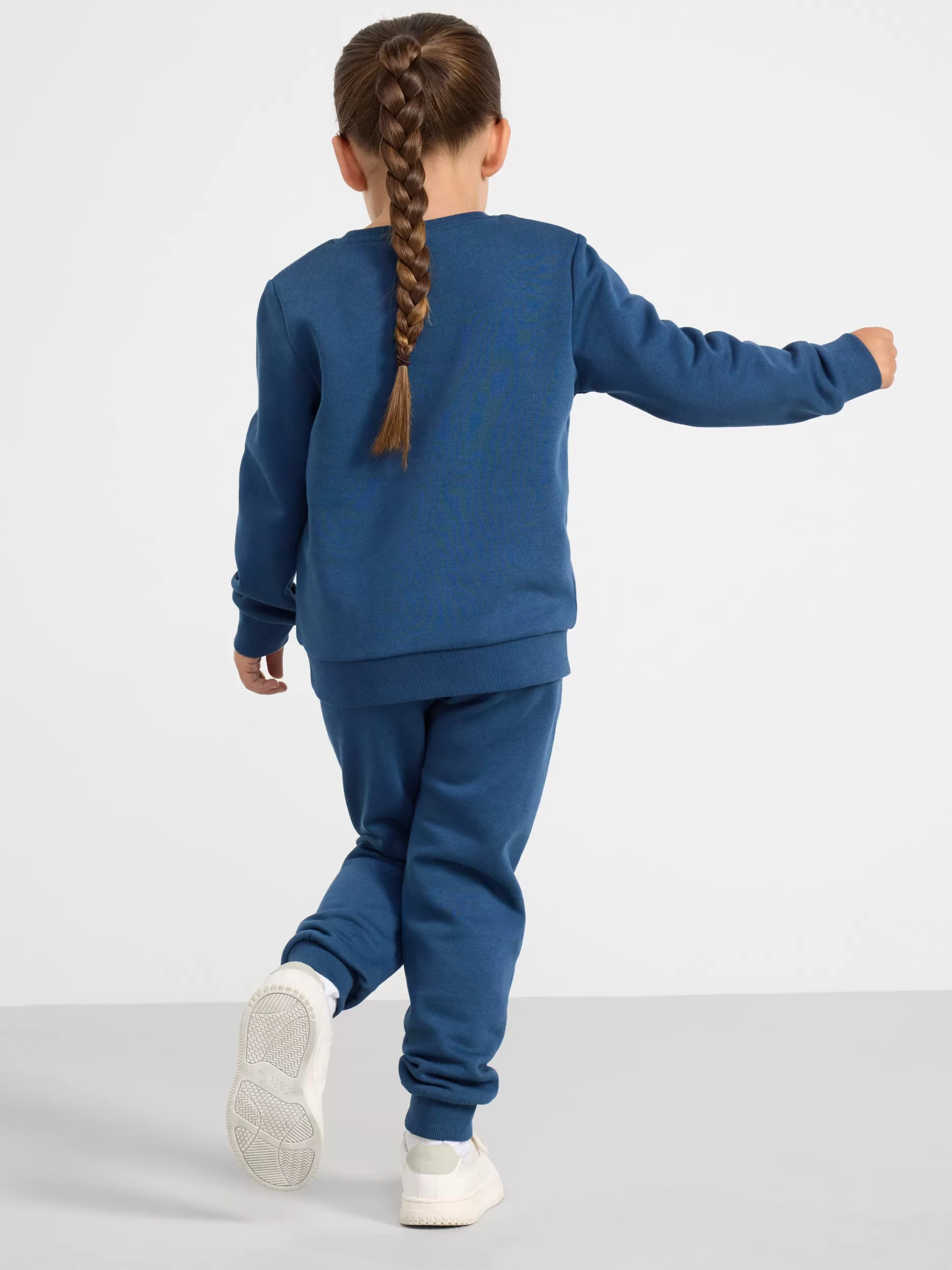 Lindex Basisplagg 3 For 2<Collegegenser Med Borstet Innside Dark Dusty Blue