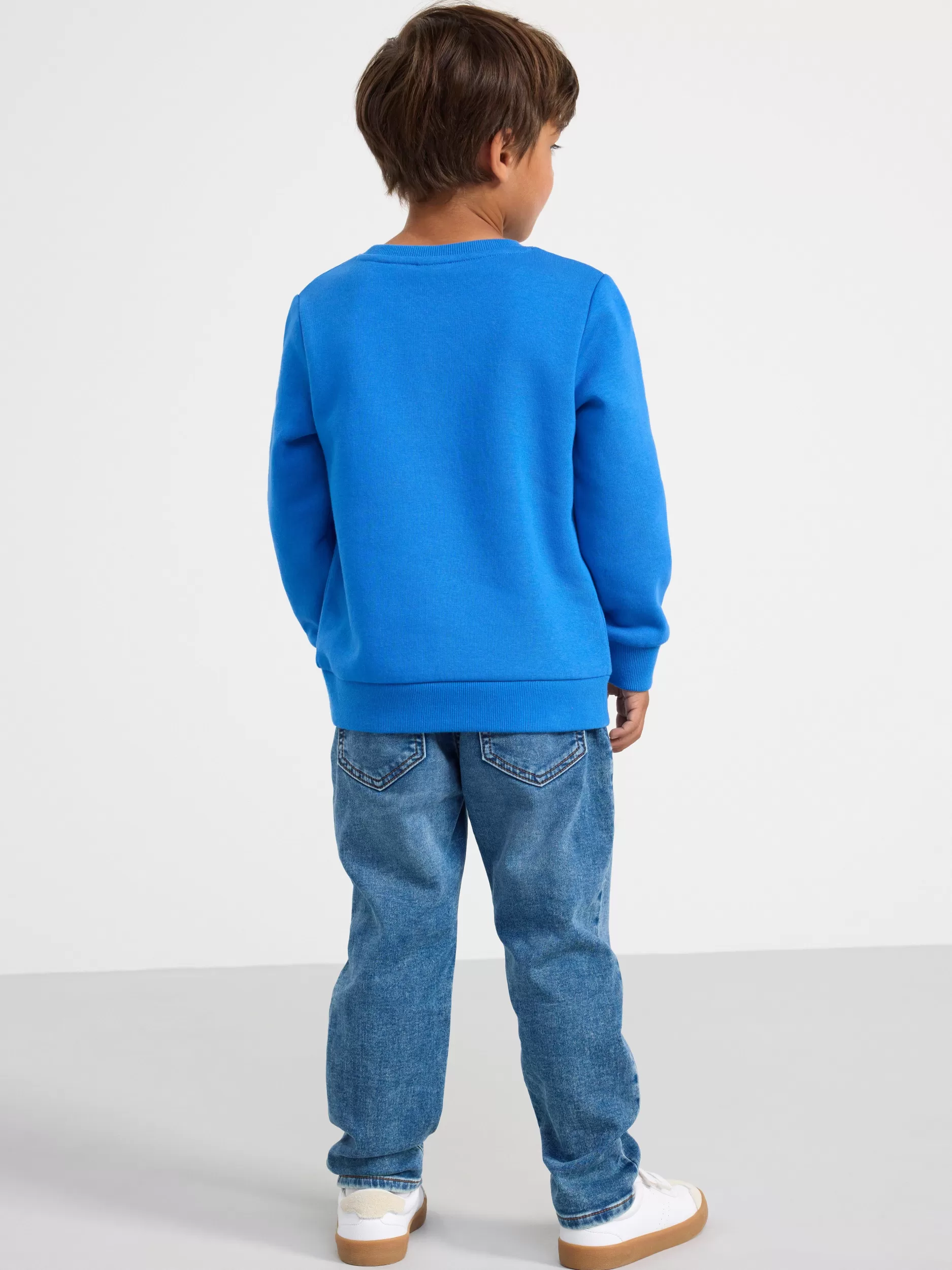 Lindex Basisplagg 3 For 2<Collegegenser Med Borstet Innside Blue