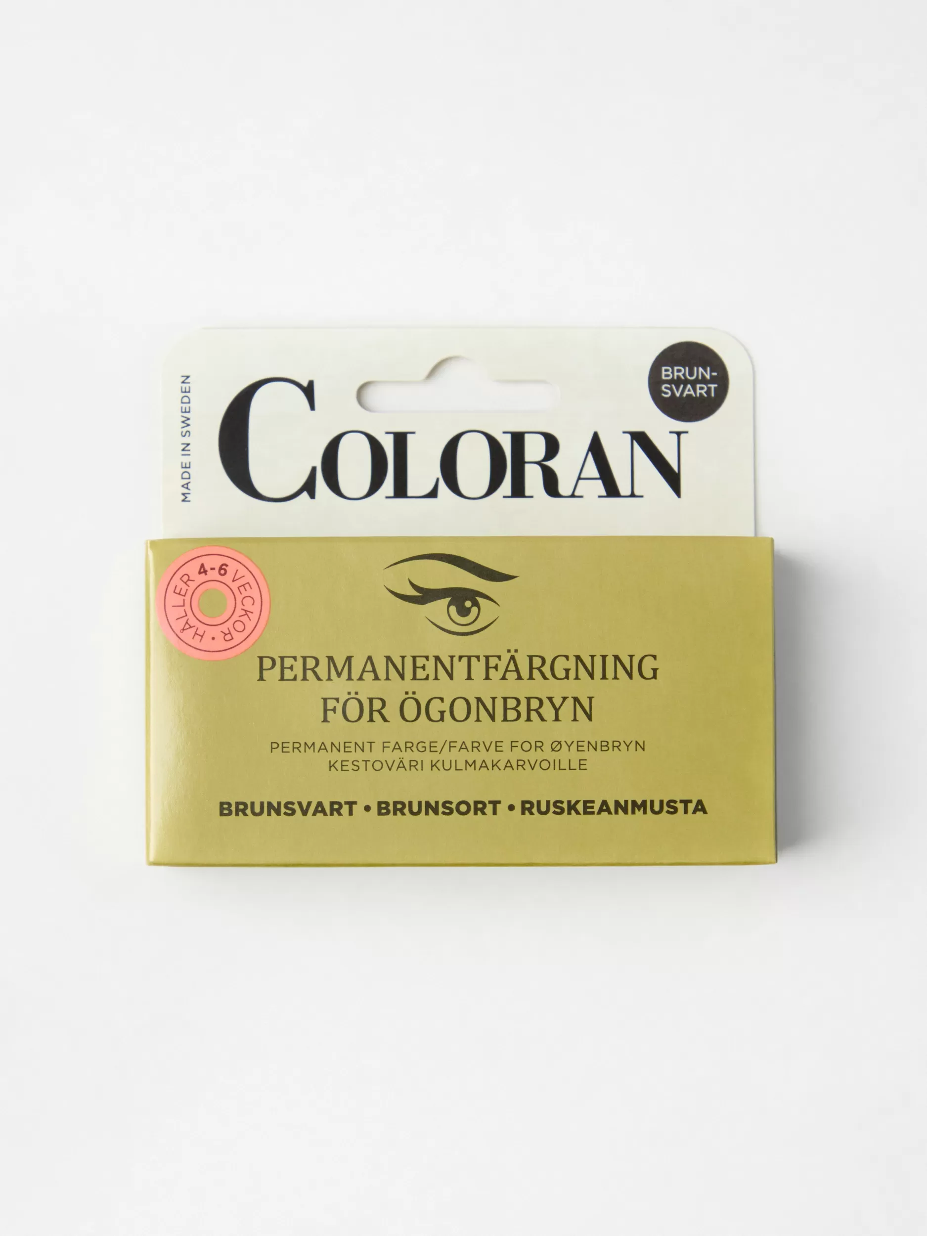 Lindex Øyenbryn<Coloran Brow Tint Brunsvart