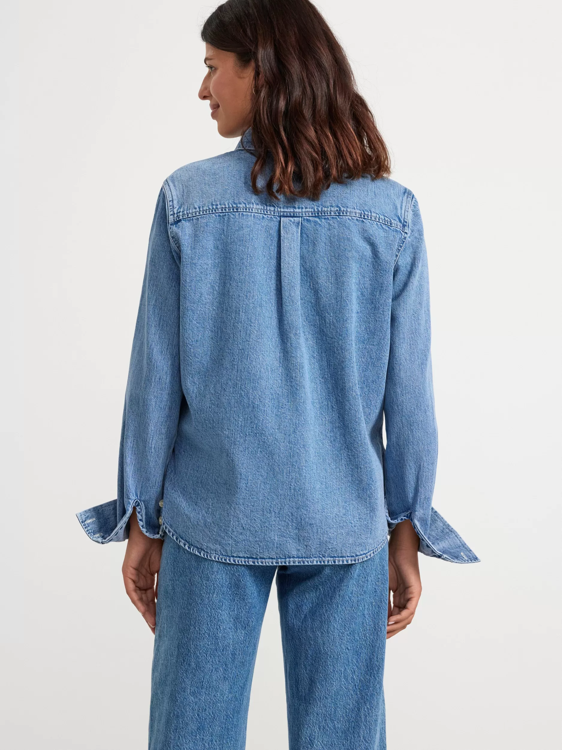 Lindex Bluser & Skjorter<DenimSkjørte Blue