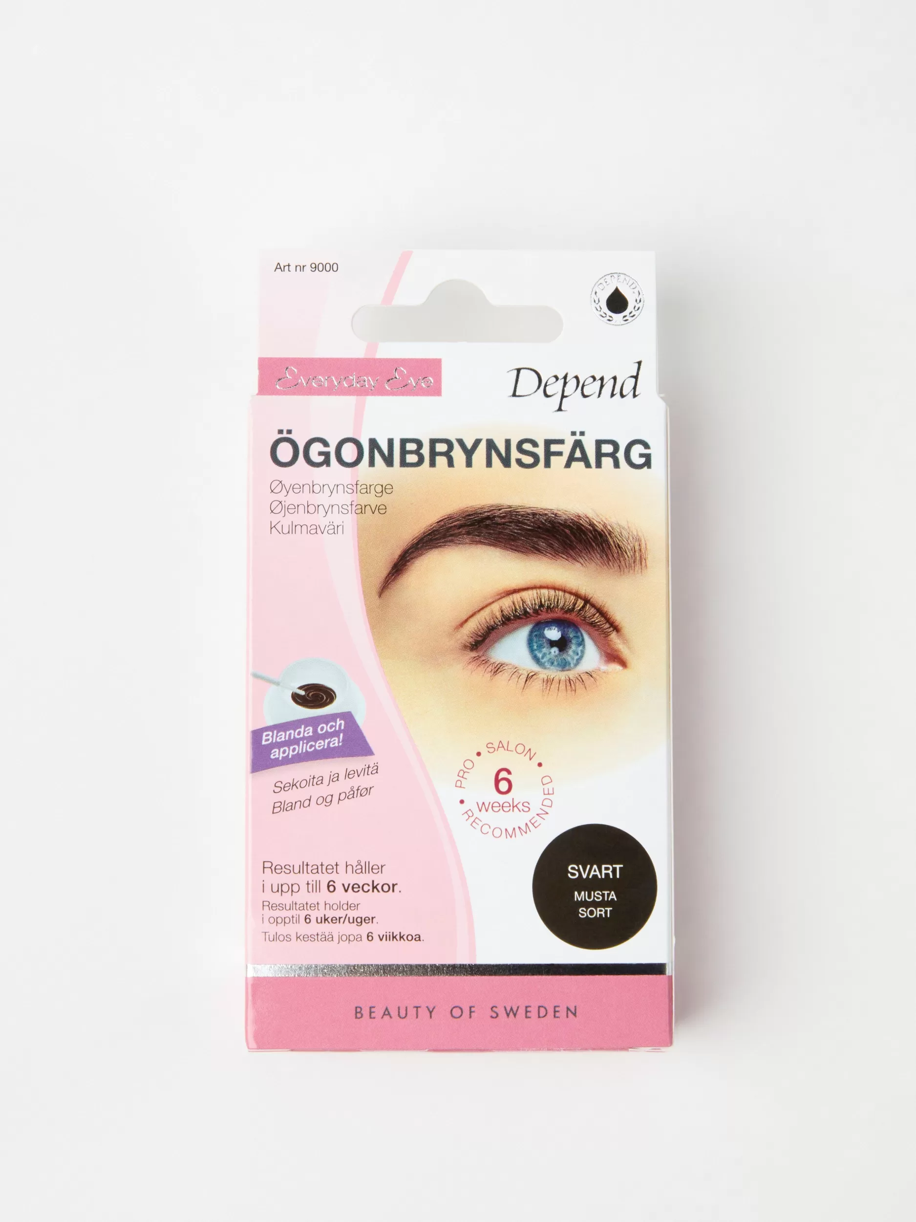 Lindex Øyenbryn<Depend Eyebrow Colour Svart