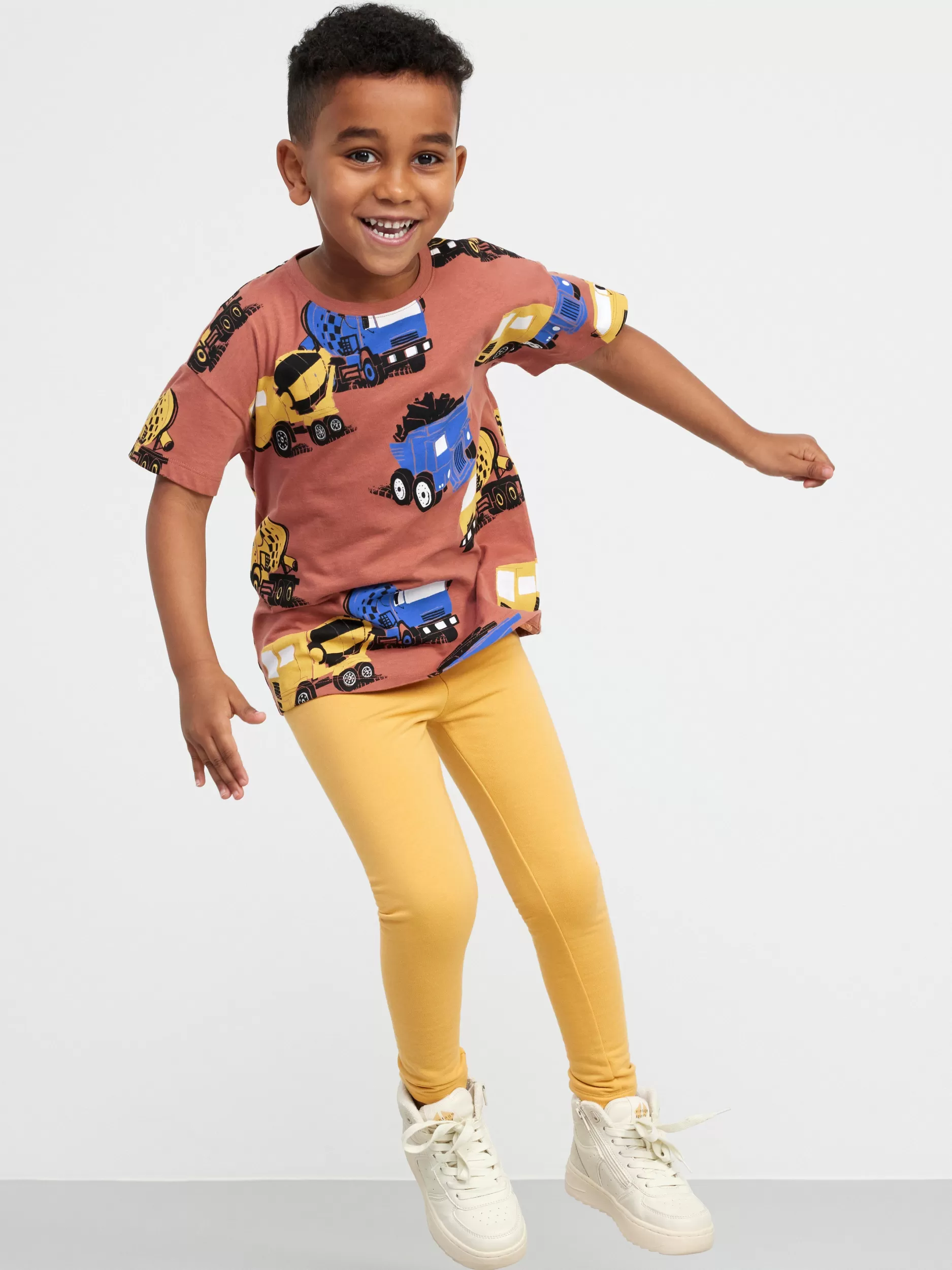 Lindex Bukser & Leggings<Ekstra Slitesterke Leggings Med Borstet Innside Light Dusty Yellow