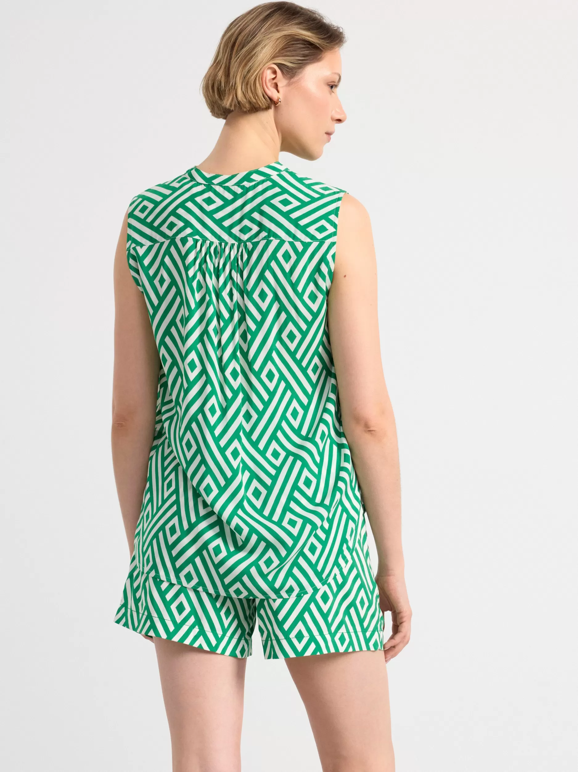 Lindex Bluser & Skjorter<Ermelos Bluse Med Monster Green