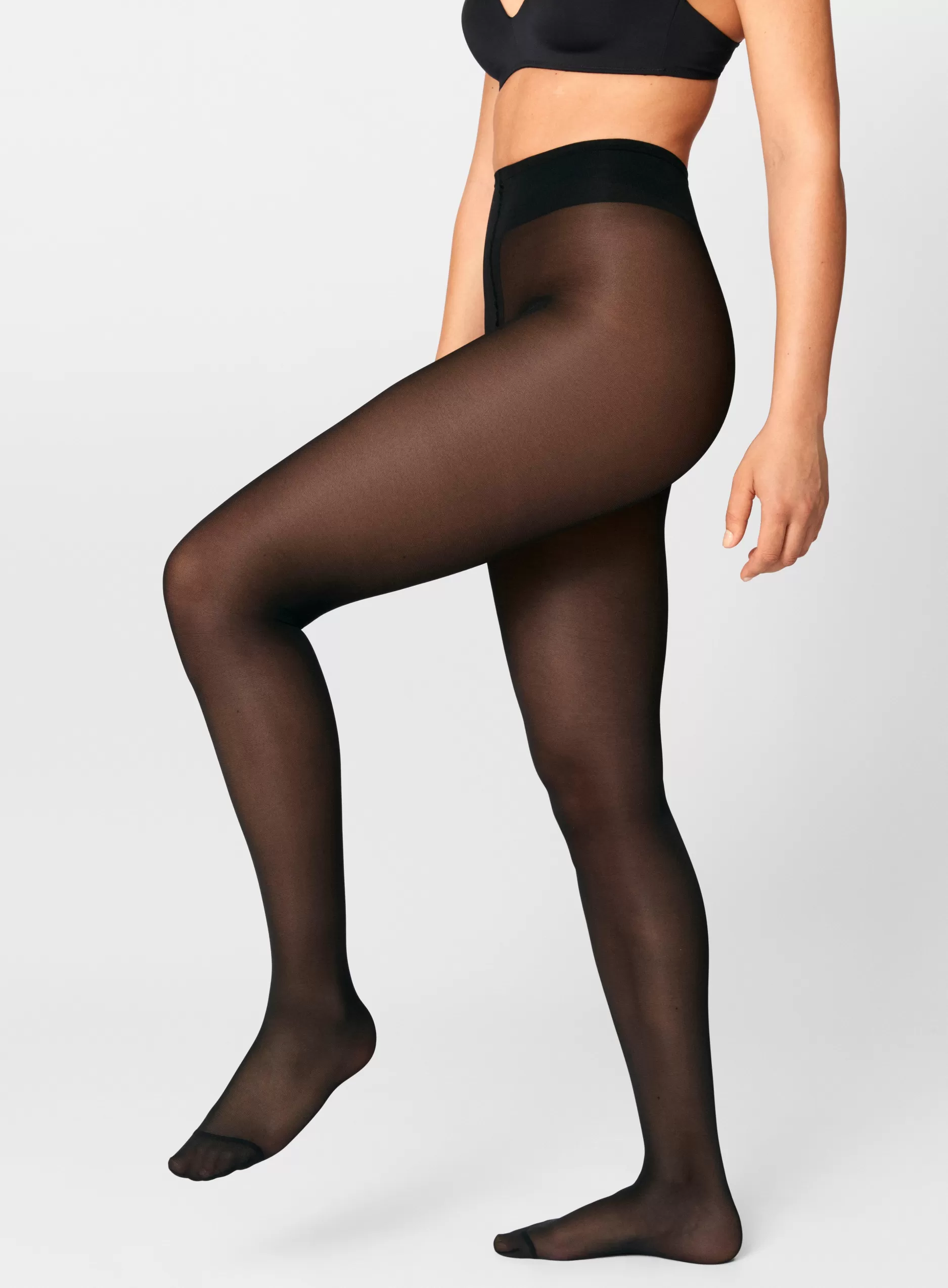 Lindex Strømpebukser Og Leggings<Fast, Stottende Strompebukse, 70 Denier Black