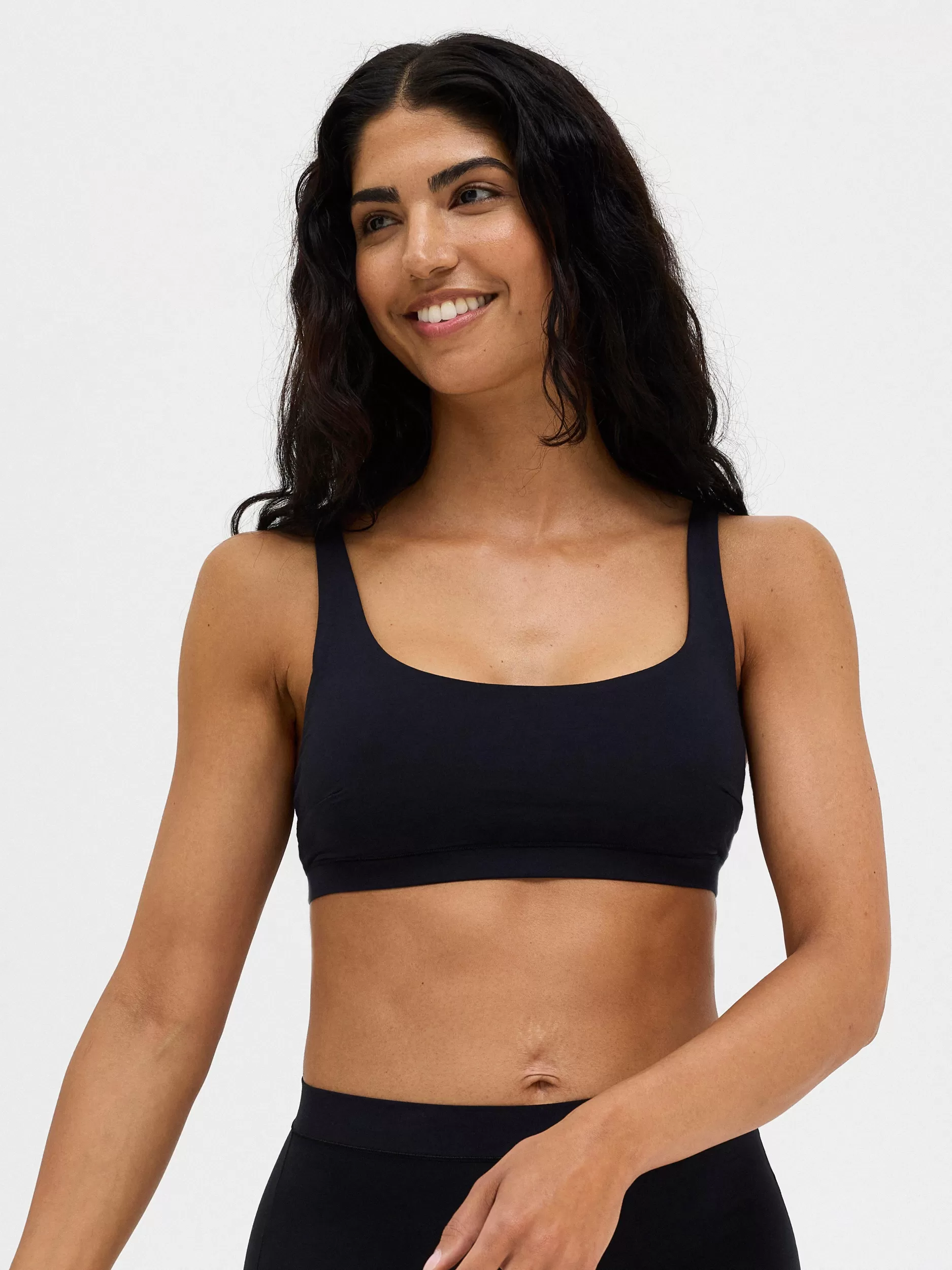Lindex Bh<Female Engineering Bralette I Pima-Bomull Black