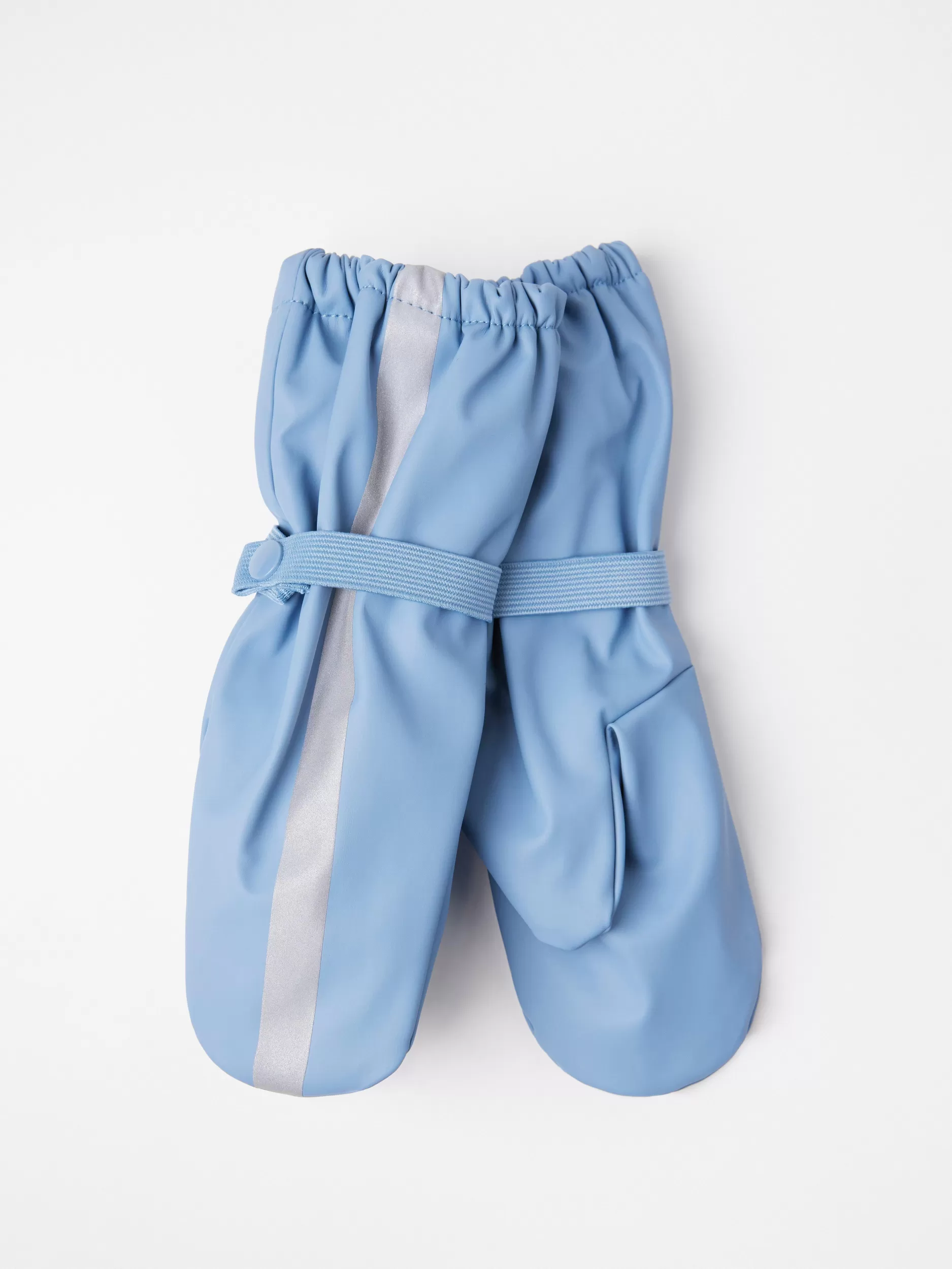 Lindex Accessories<Fix Regnvotter Med Fleecefor Light Dusty Blue