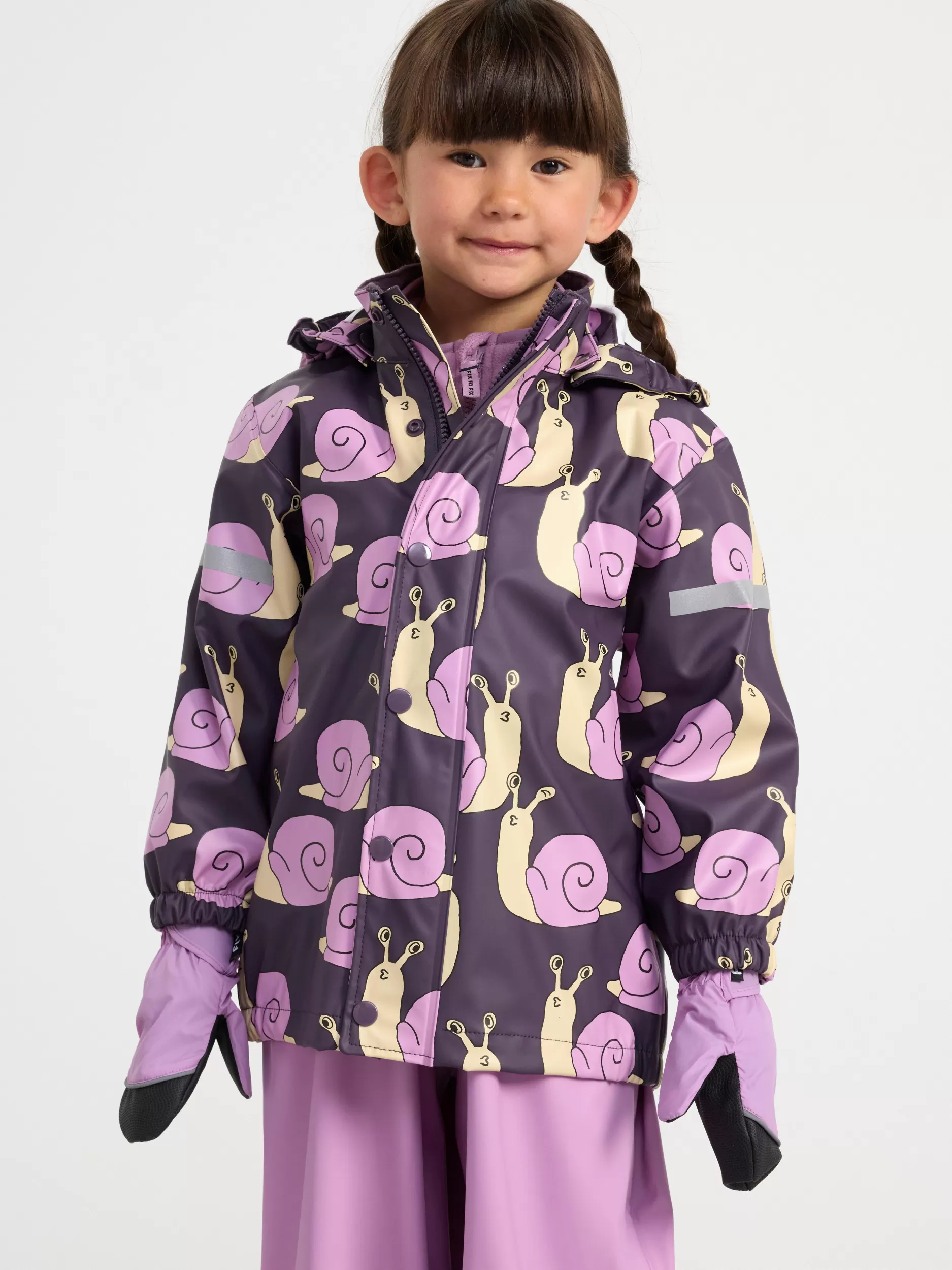 Lindex Alt Regntoy<Fix-Regnjakke Dark Lilac