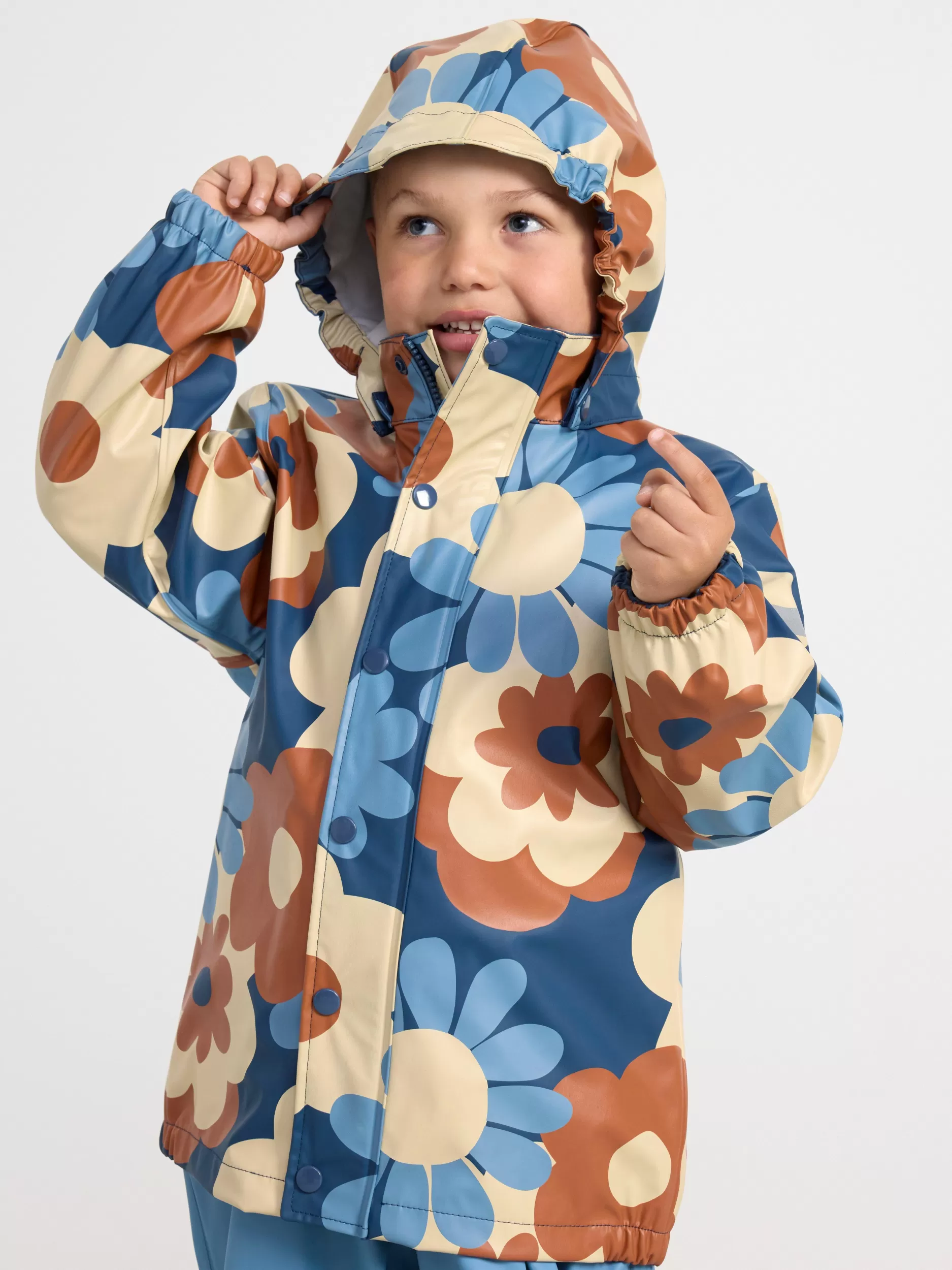 Lindex Alt Regntoy<Fix-Regnjakke Dark Dusty Blue