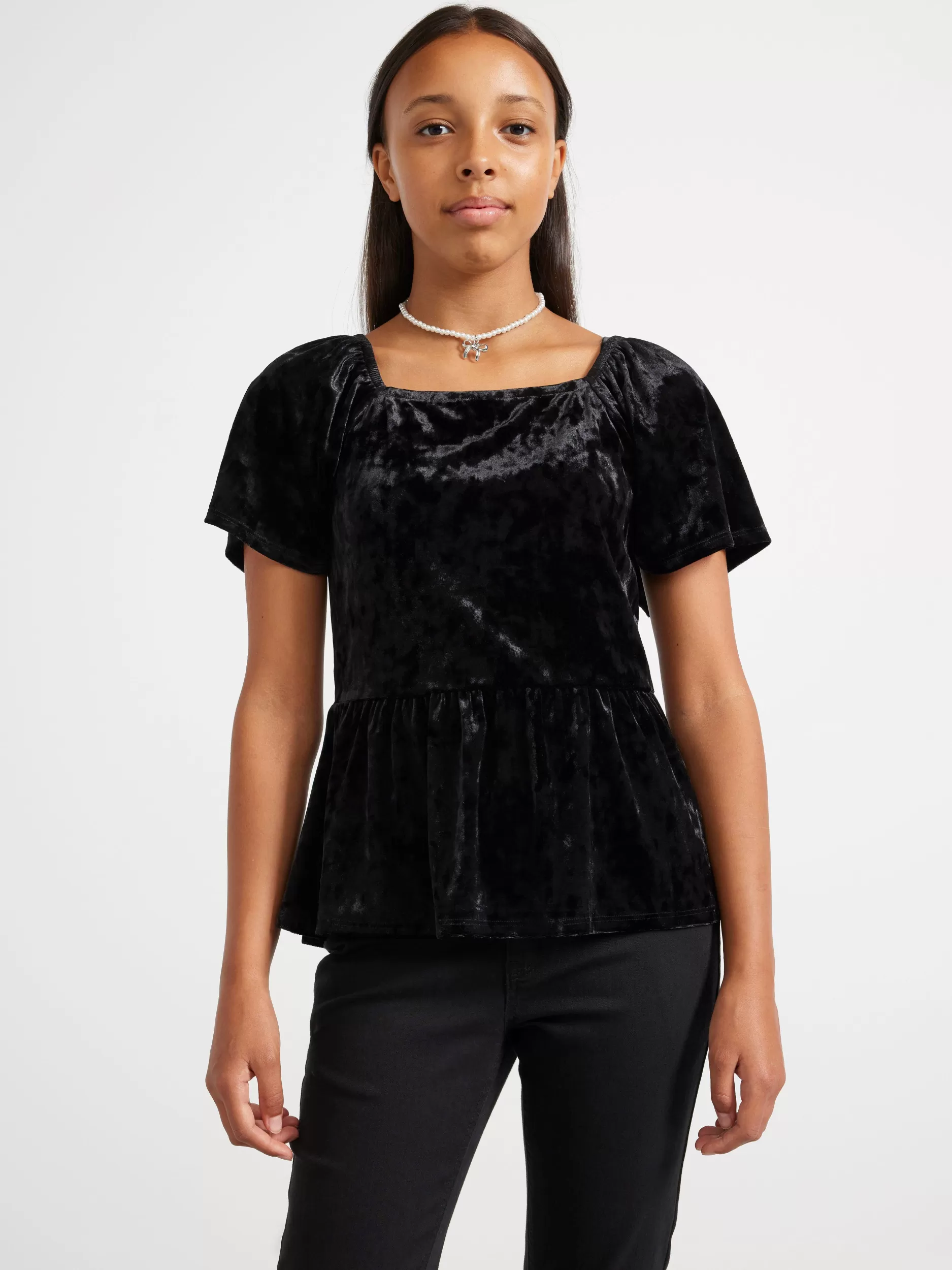 Lindex Jeans<Freja Utsvingte Jeans Med Normalt Liv Og Ekstra Stretch Black