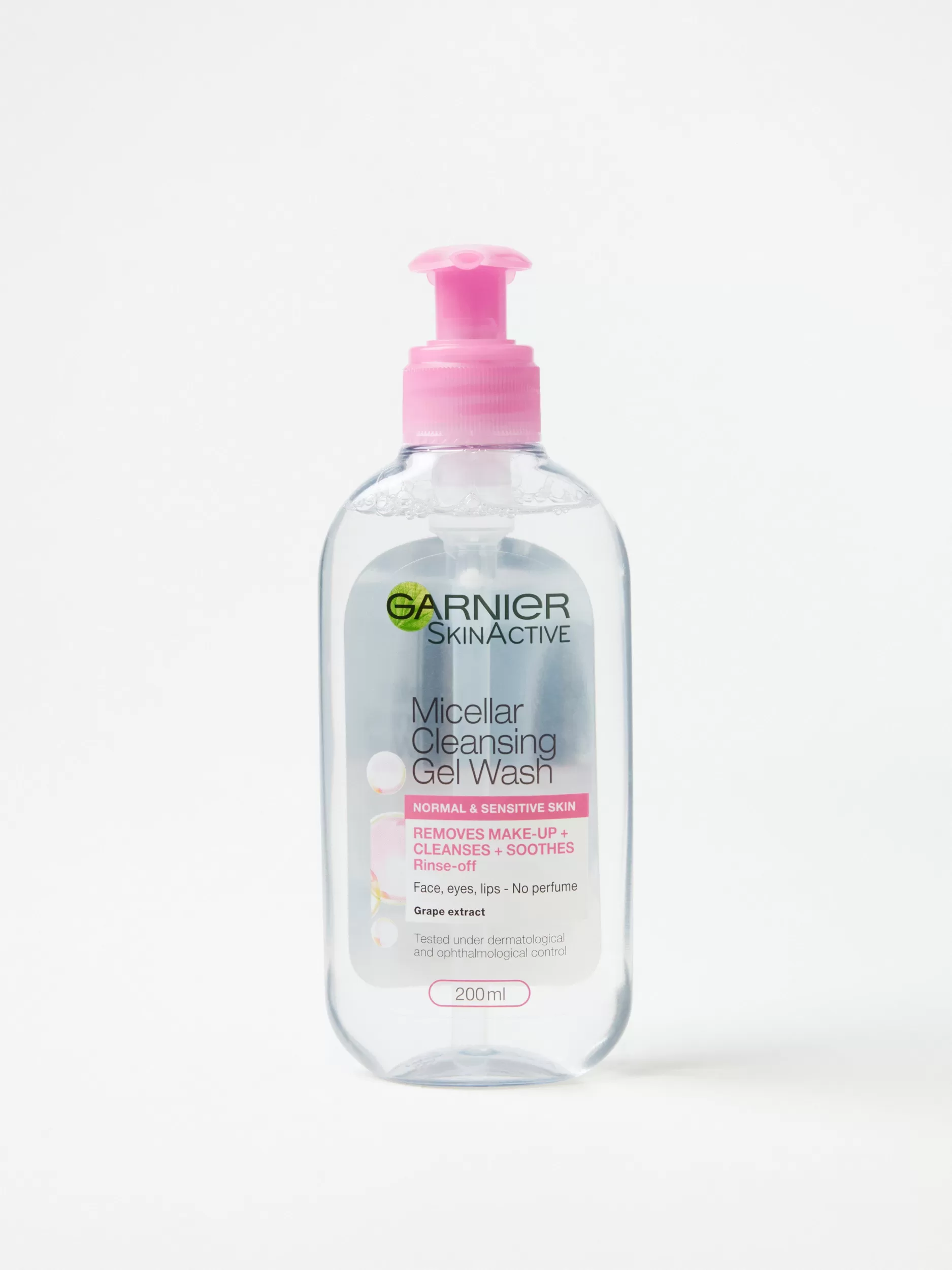 Lindex Sminkefjerning<Garnier Skin Active Micellar Cleansing Gel Wash Normal & Sensitive Skin Micellar Gel Wash Normal & Sensitive Skin