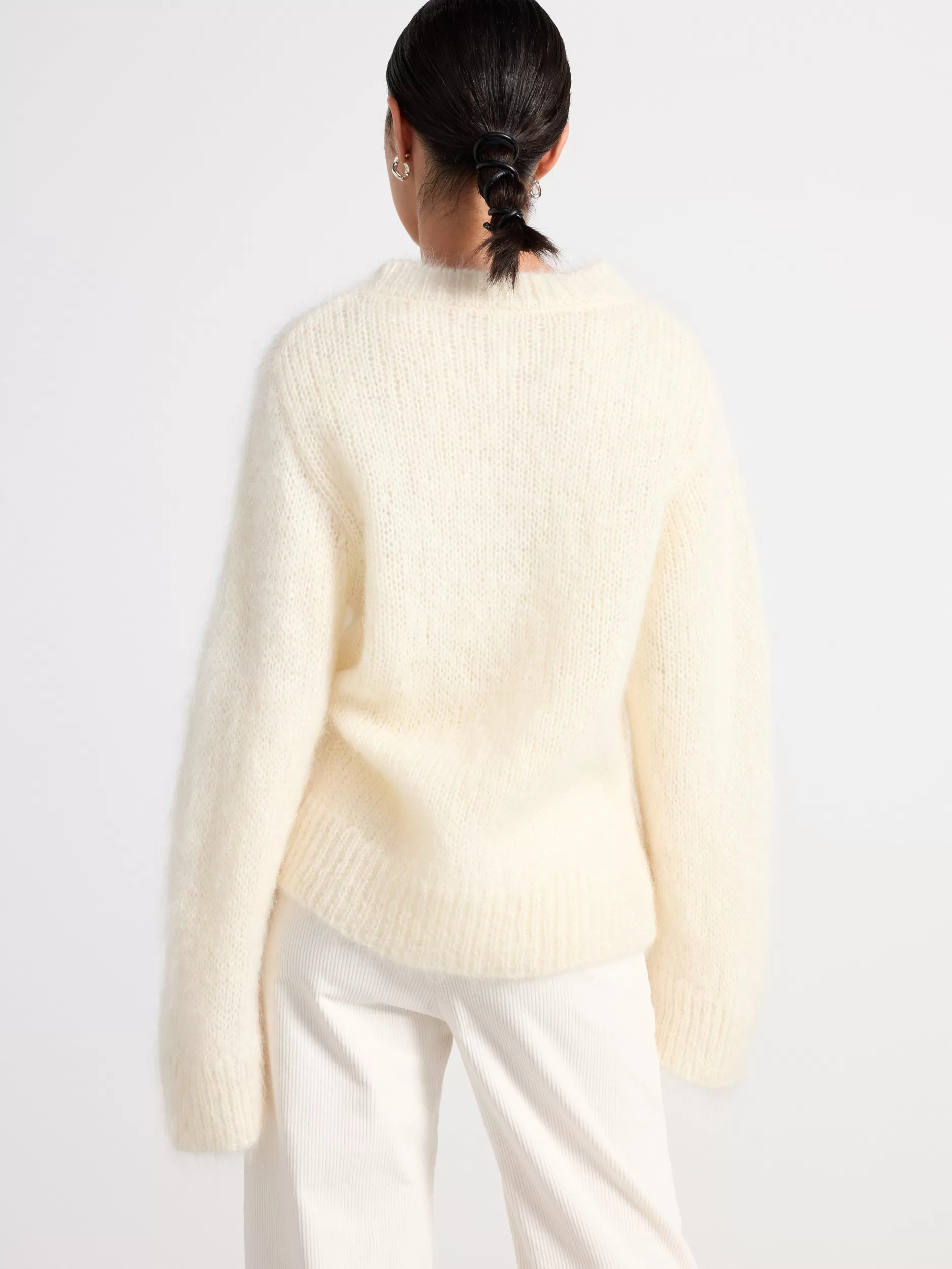 Lindex Gensere & Cardiganer<Genser I En Blanding Av Ull Og Mohair Off White