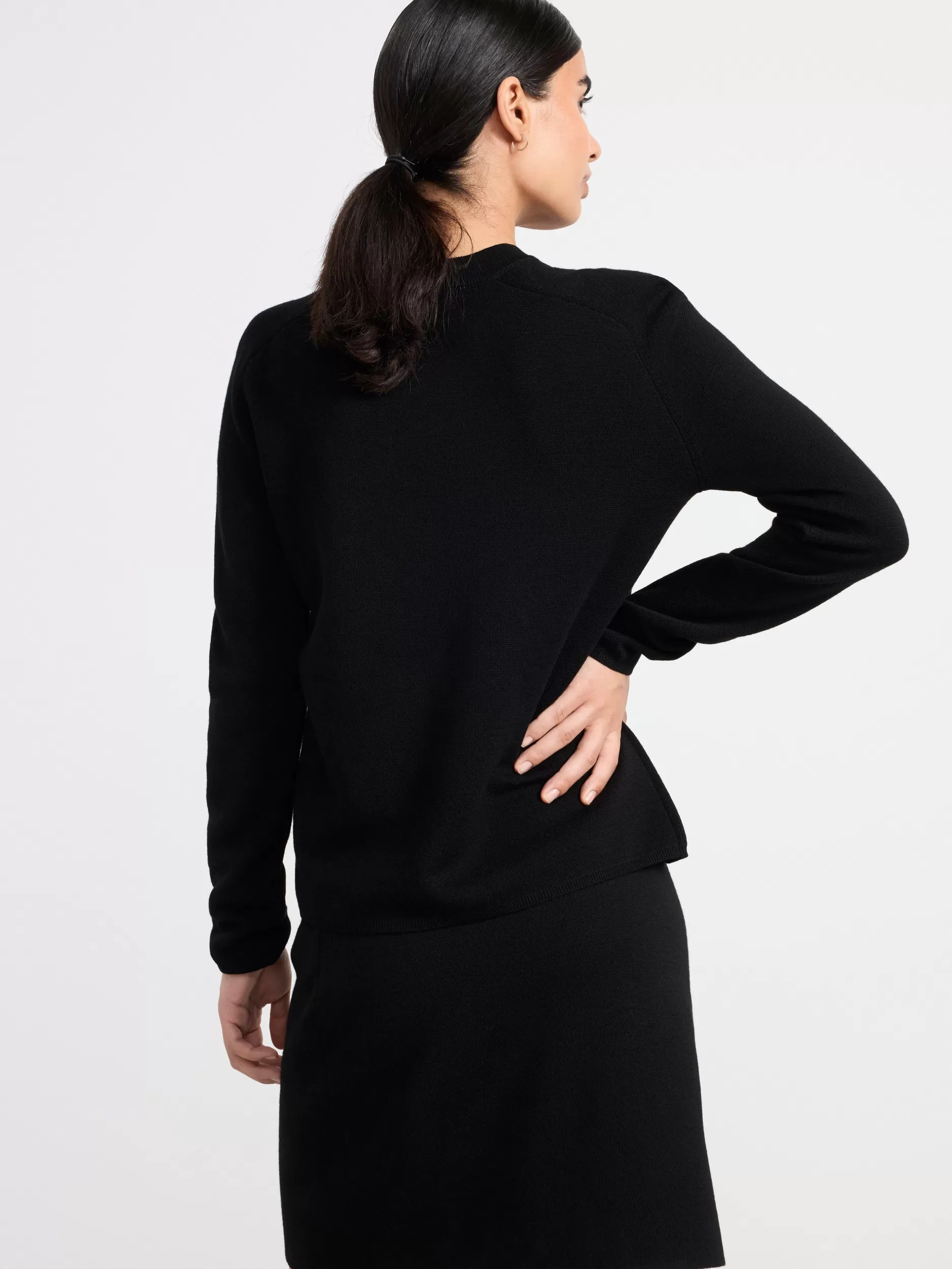 Lindex Gensere & Cardiganer<Genser I Merinoull Black