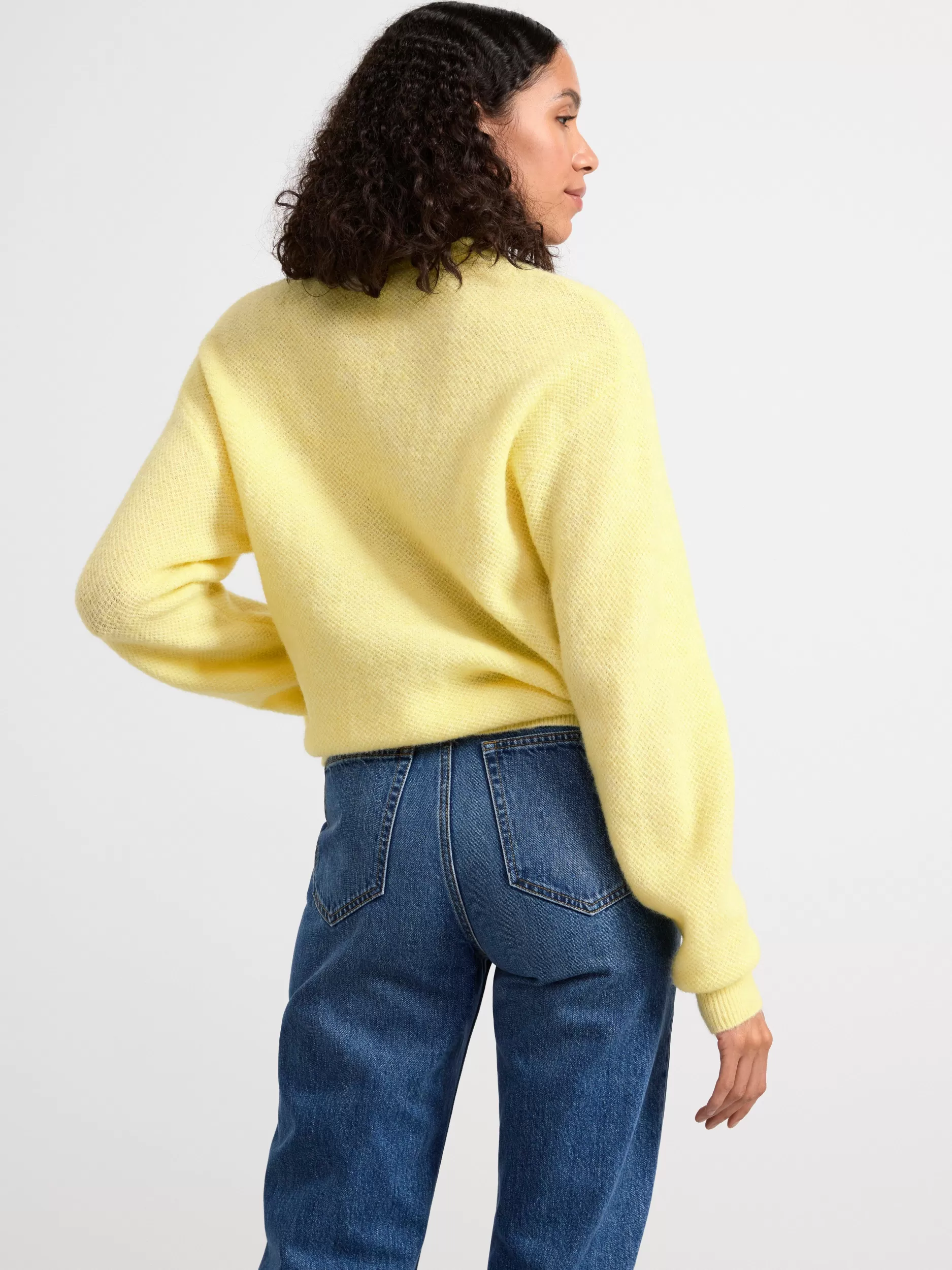 Lindex Gensere & Cardiganer<Genser I Ullblanding Yellow