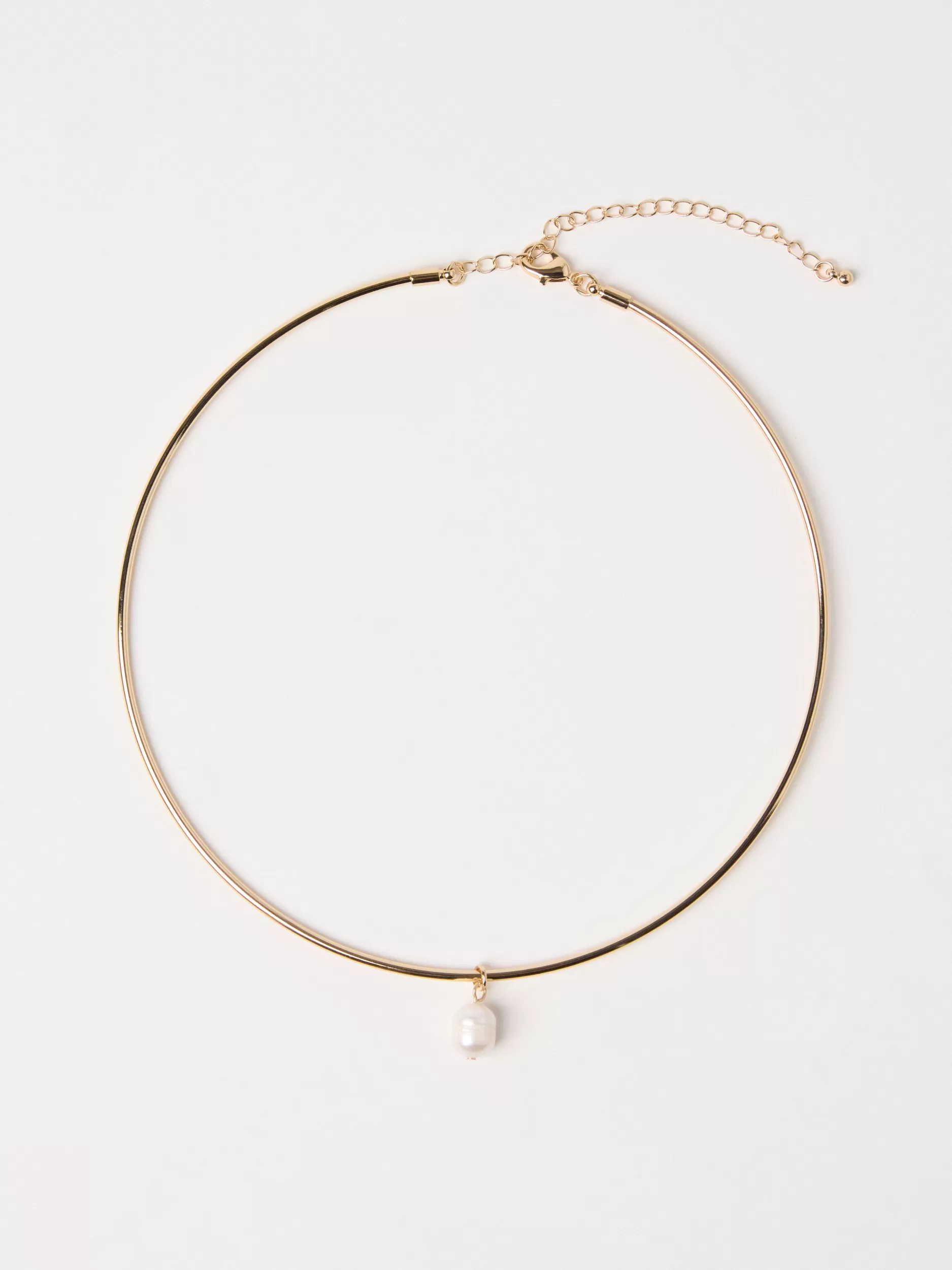 Lindex Accessories<Halskjede Med Perle Gold