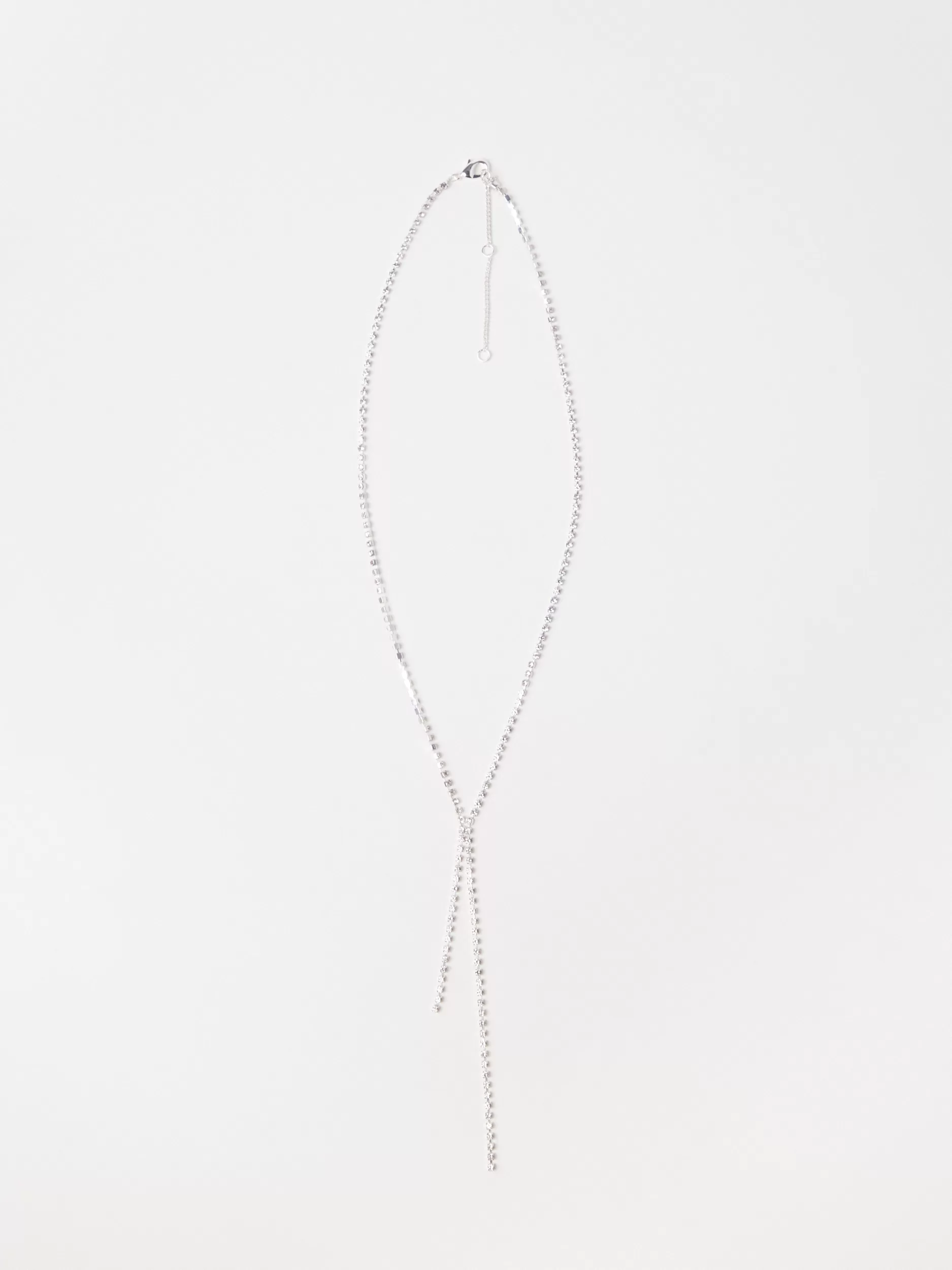 Lindex Accessories<Halskjede Med Rhinsteiner Silver