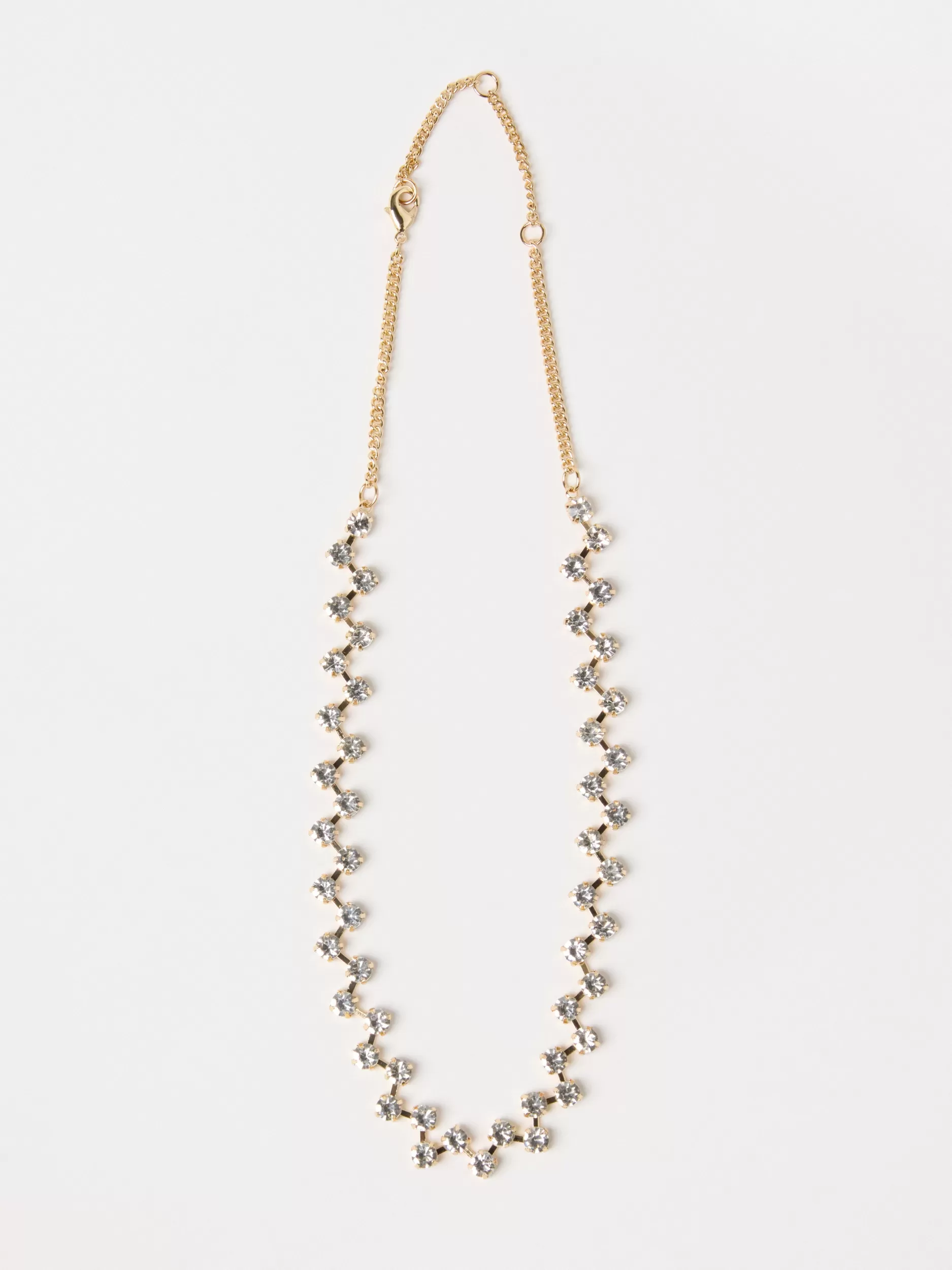 Lindex Accessories<Halskjede Med Rhinsteiner Gold