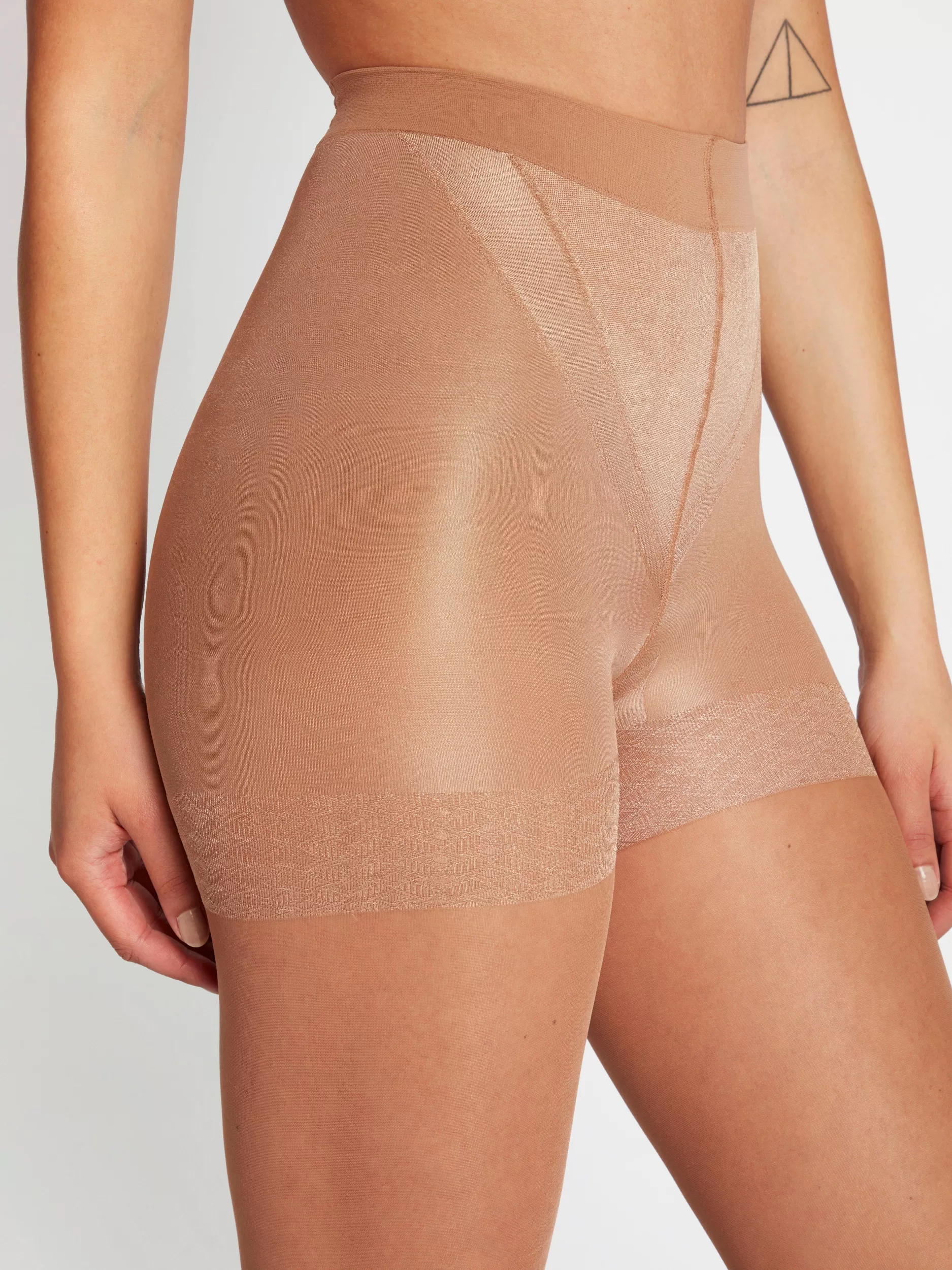 Lindex Strømpebukser Og Leggings<Halvblank Strompebukse Med Fast Shaping I 40 Denier Beige