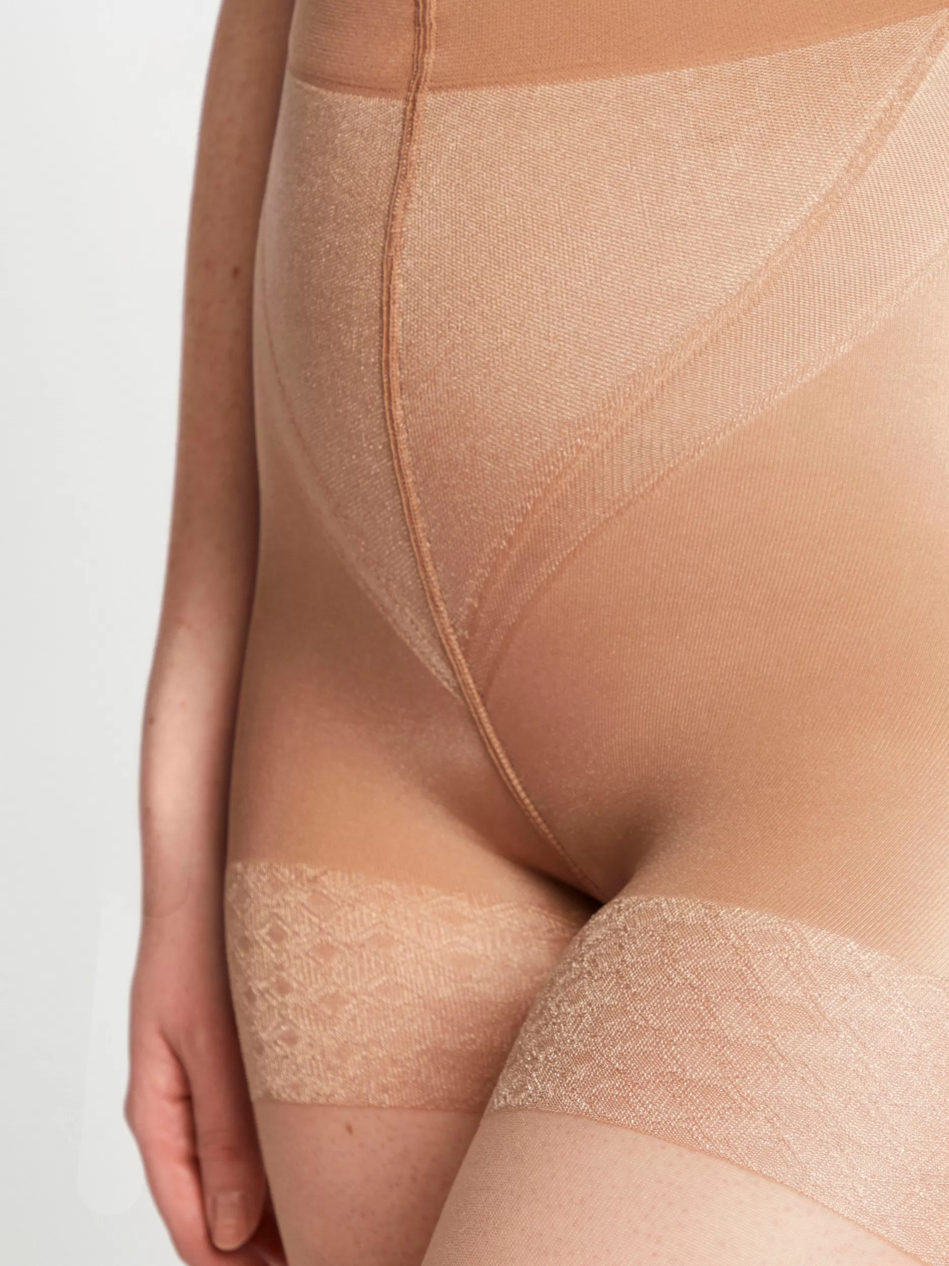 Lindex Strømpebukser Og Leggings<Halvblank Strompebukse Med Fast Shaping I 40 Denier Light Beige