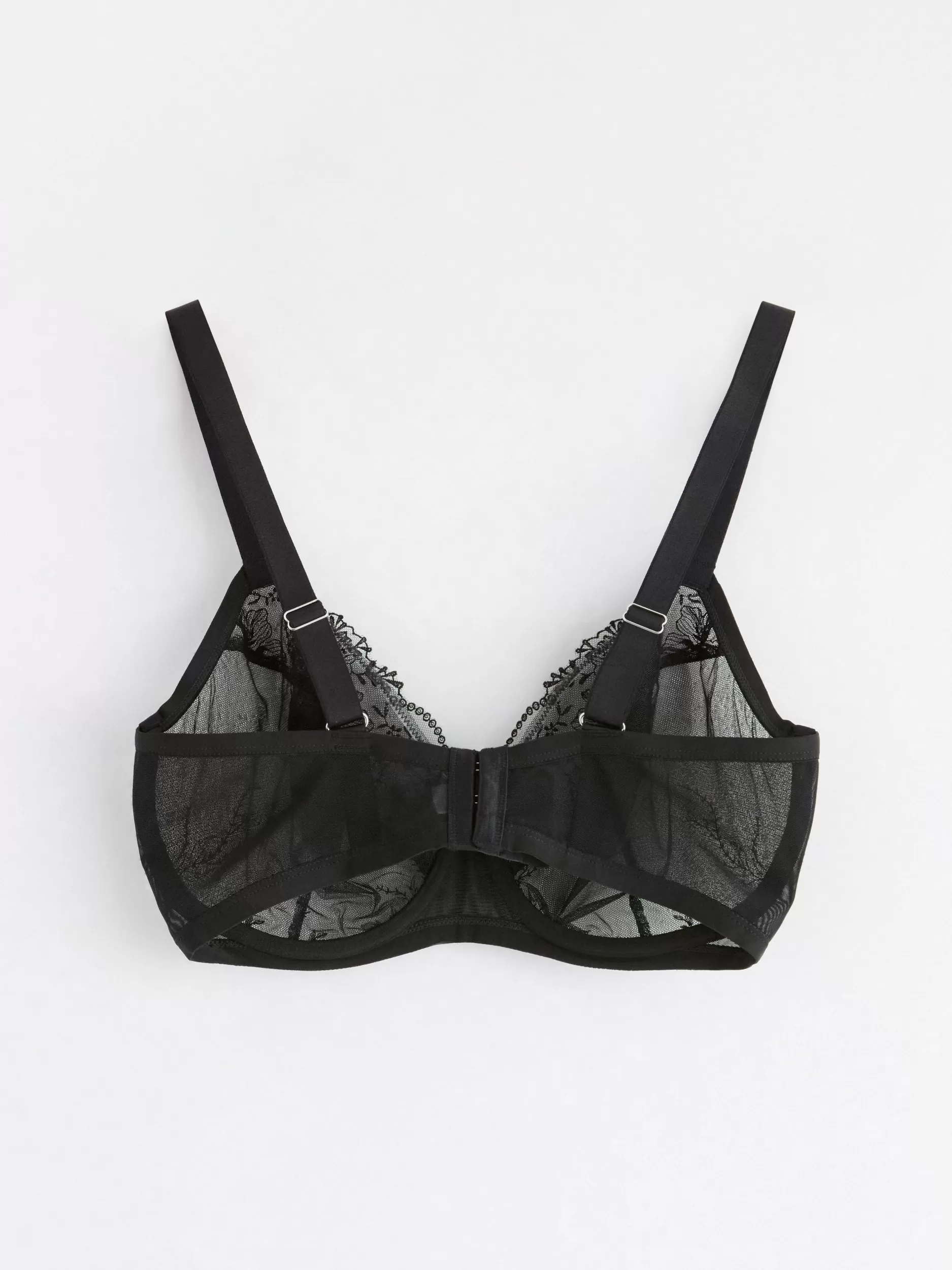 Lindex Bh<Heather Uvattert Bh I Mesh Black
