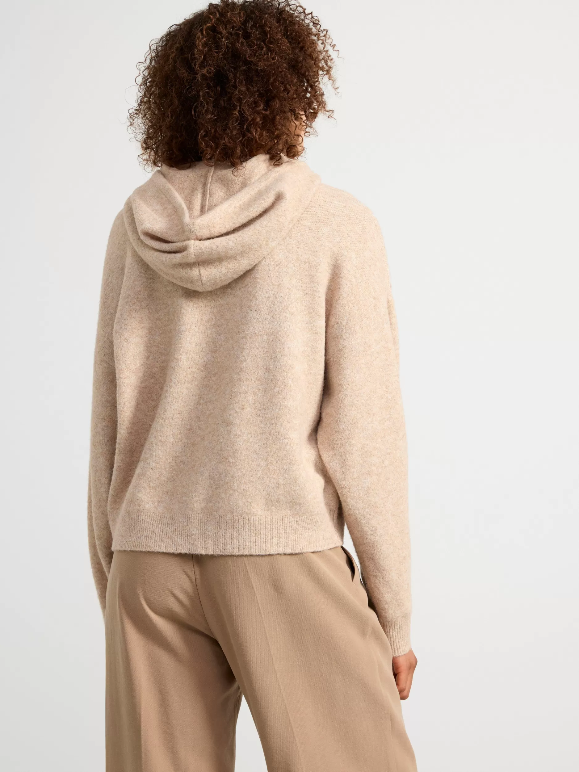 Lindex Gensere & Cardiganer<Hettegenser Strikket Beige